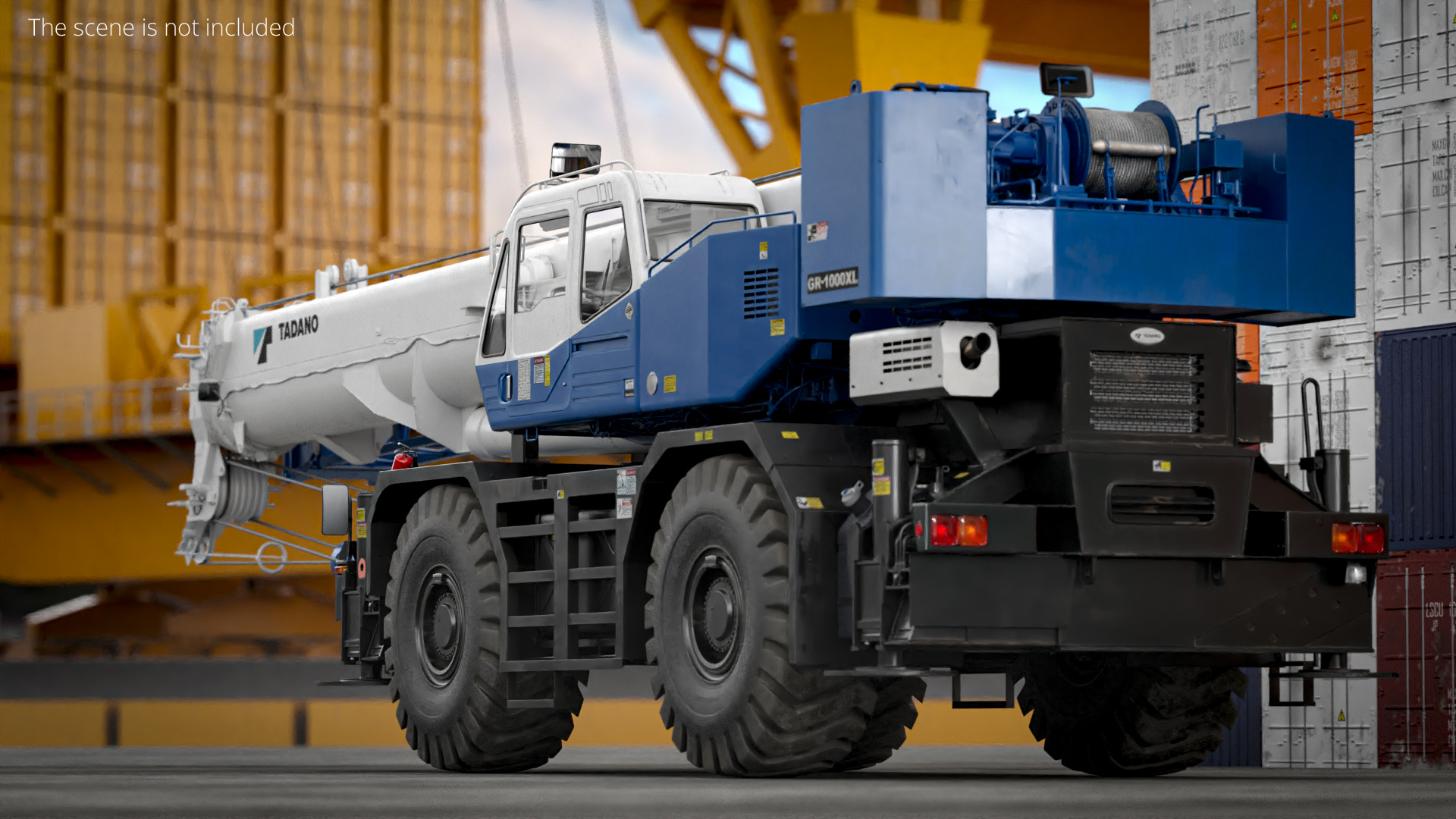 Tadano GR1000XL Telescopic Boom Crane Rigged - view 3