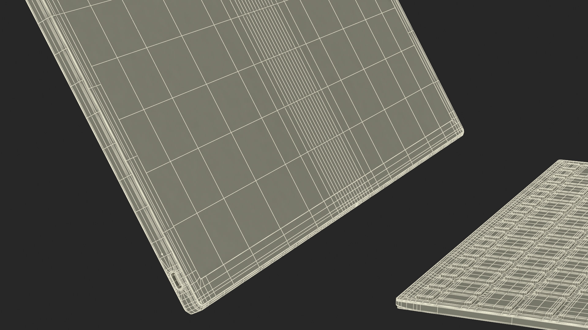 3D Flexible Screen Laptop ASUS Zenbook 17 Fold model
