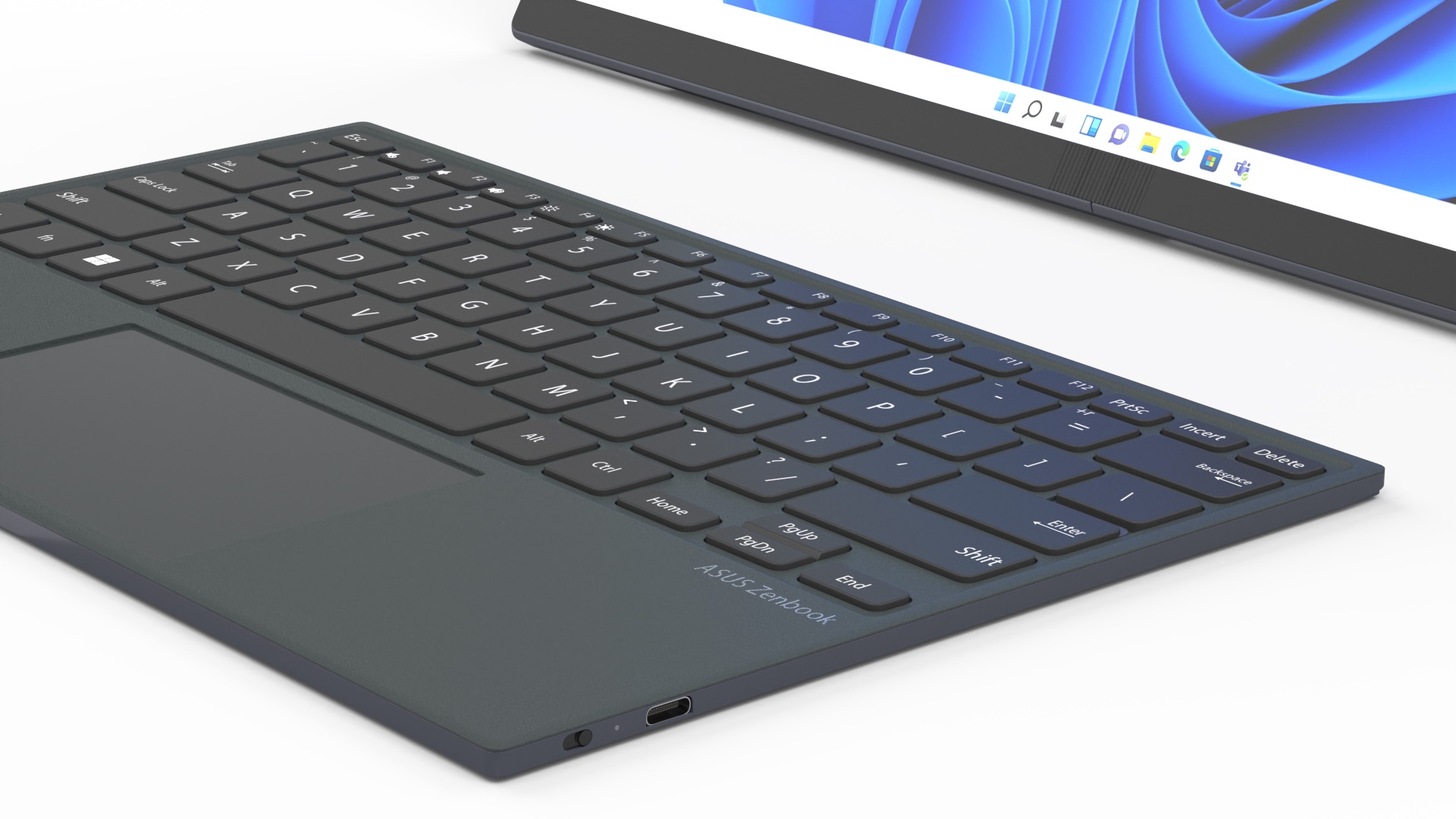 3D Flexible Screen Laptop ASUS Zenbook 17 Fold model