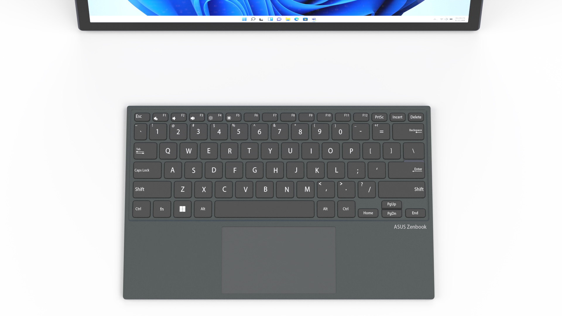 3D Flexible Screen Laptop ASUS Zenbook 17 Fold model