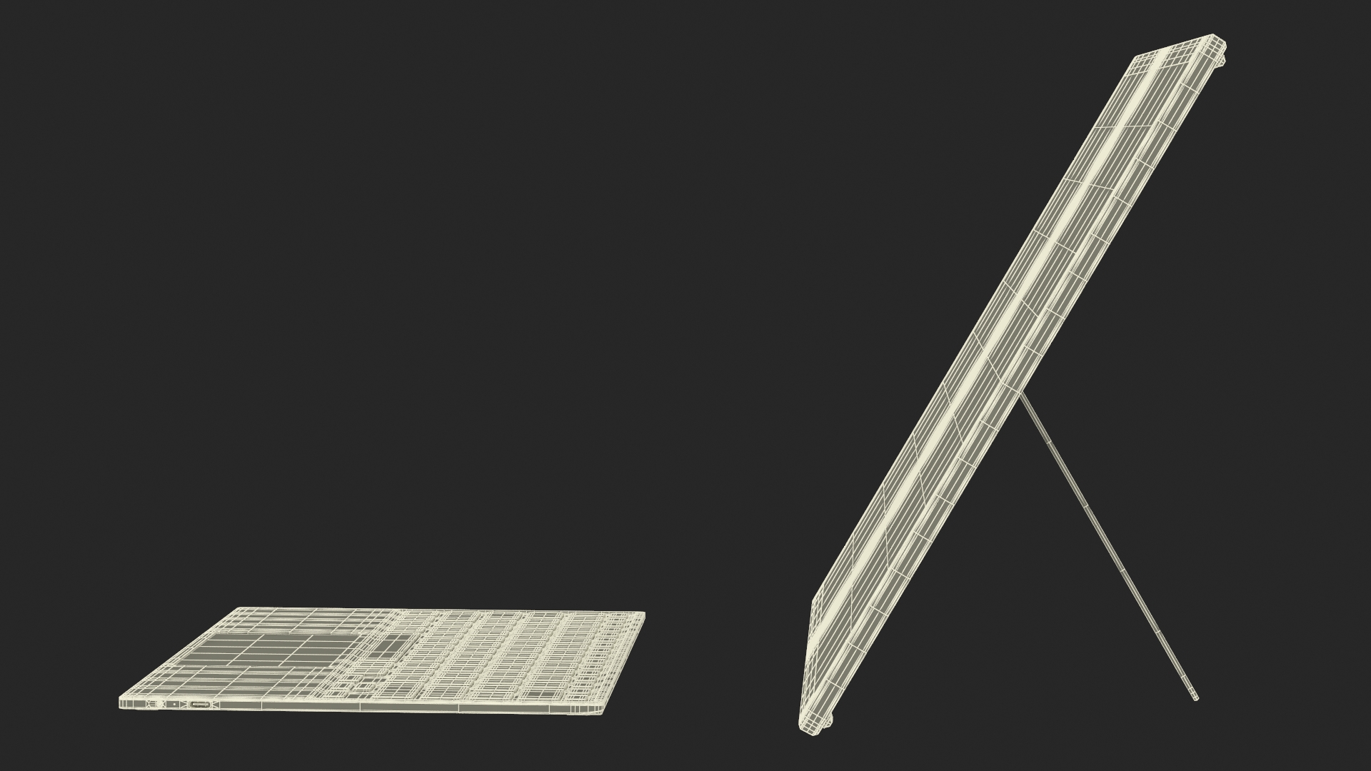 3D Flexible Screen Laptop ASUS Zenbook 17 Fold model