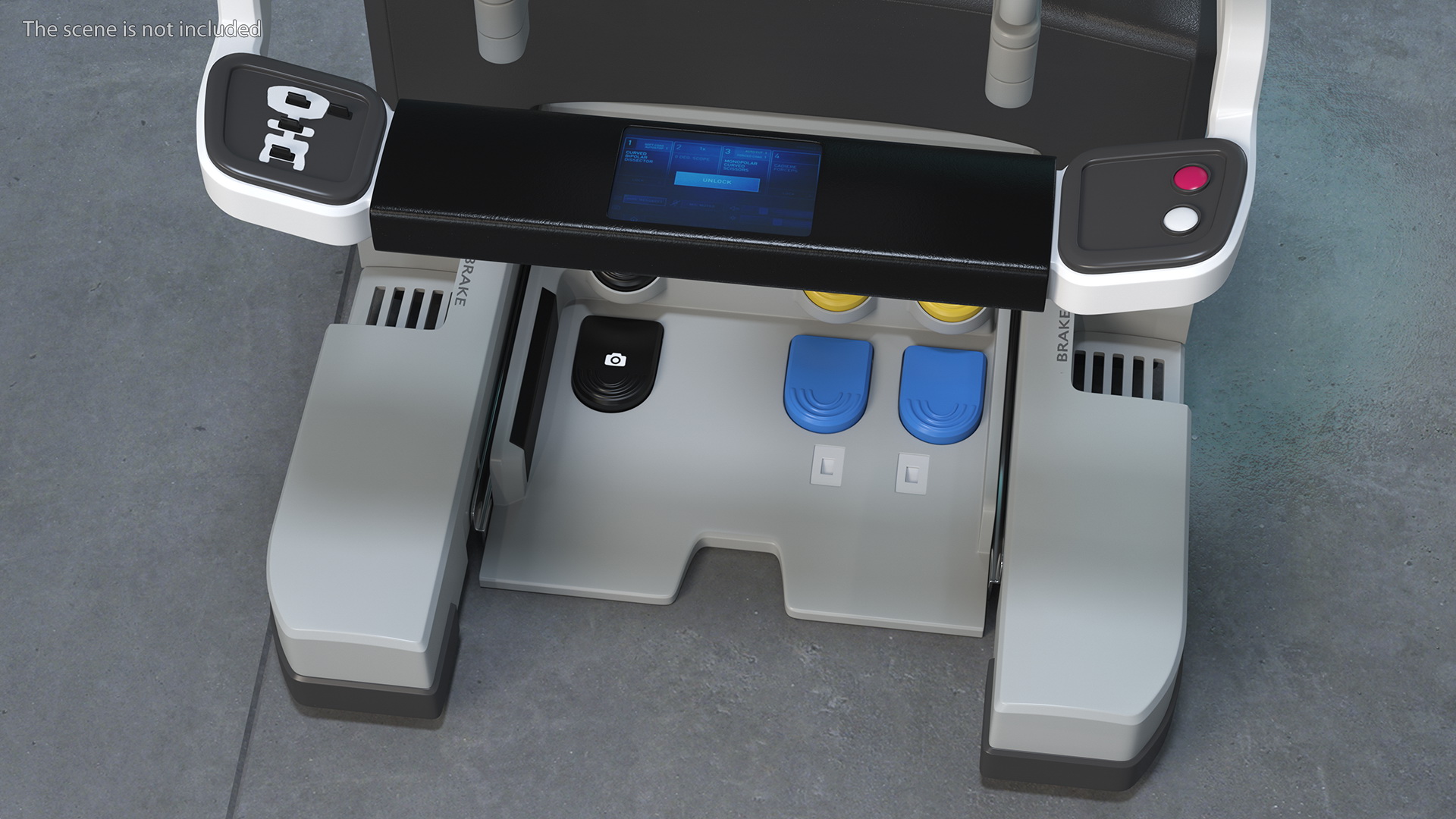 3D model Full Da Vinci Surgical System with Operating Table
