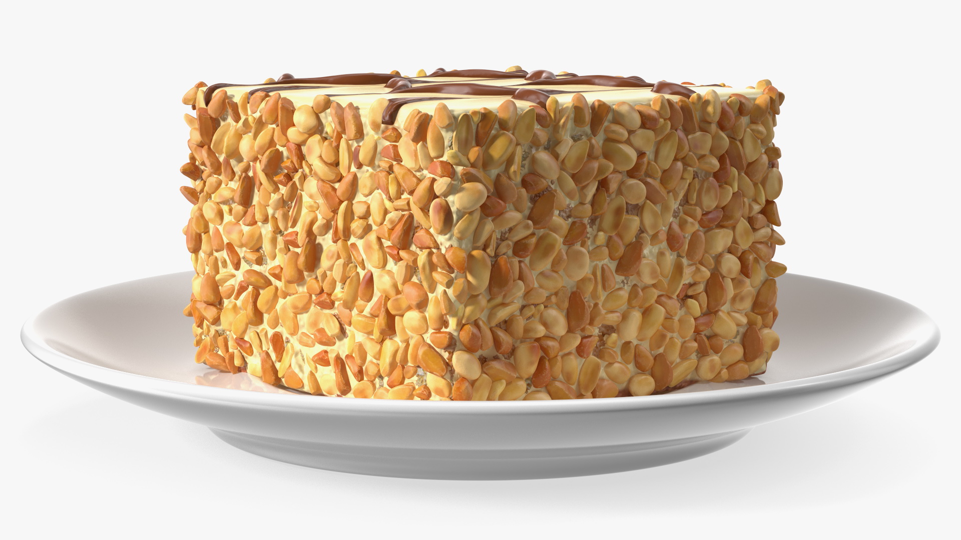3D Mono Latte Cake Plate