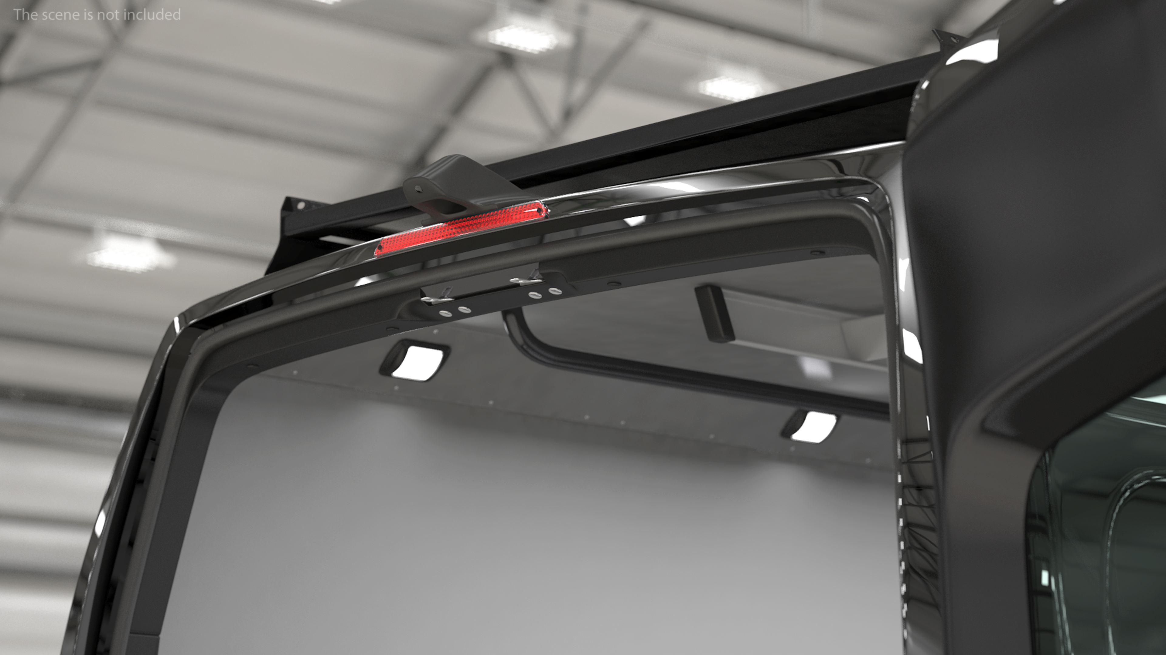 Mercedes Bulletproof Armored Van Rigged 3D model