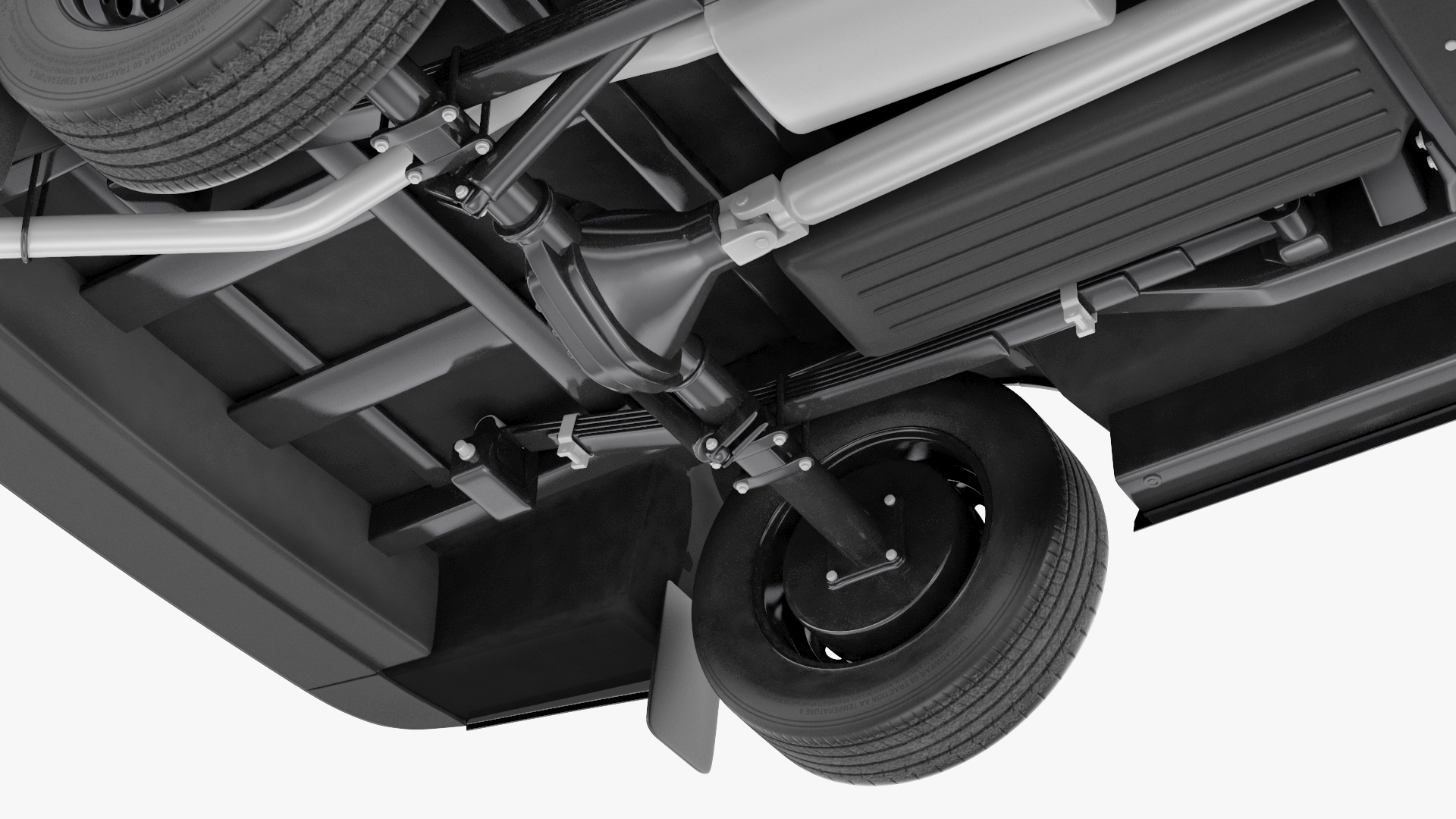 Mercedes Bulletproof Armored Van Rigged 3D model