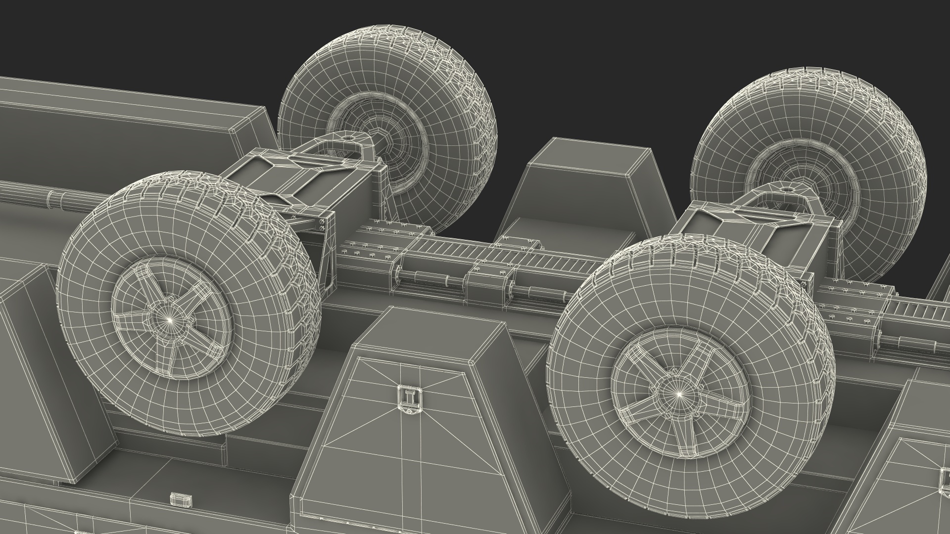 DF-17 Missile on Road Mobile Vehicle Rigged for Maya 3D