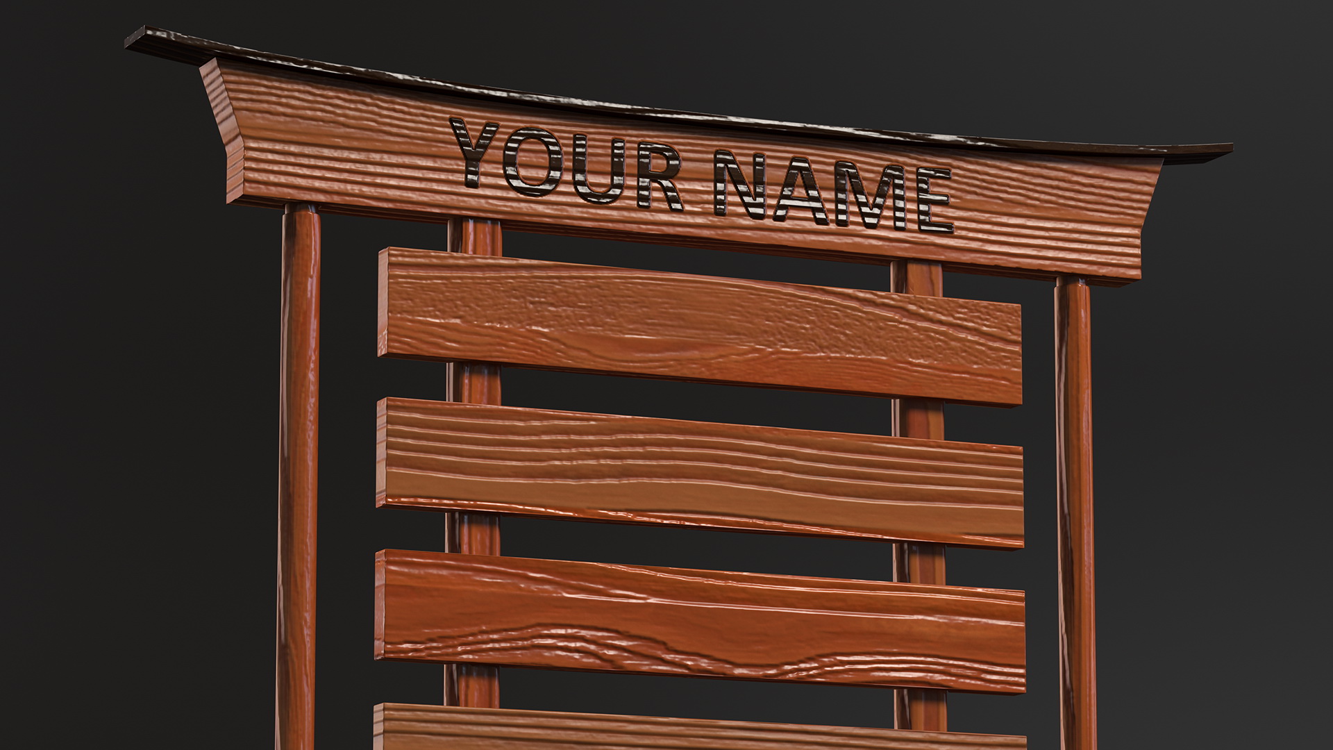 Stand for Martial Art Belts 3D