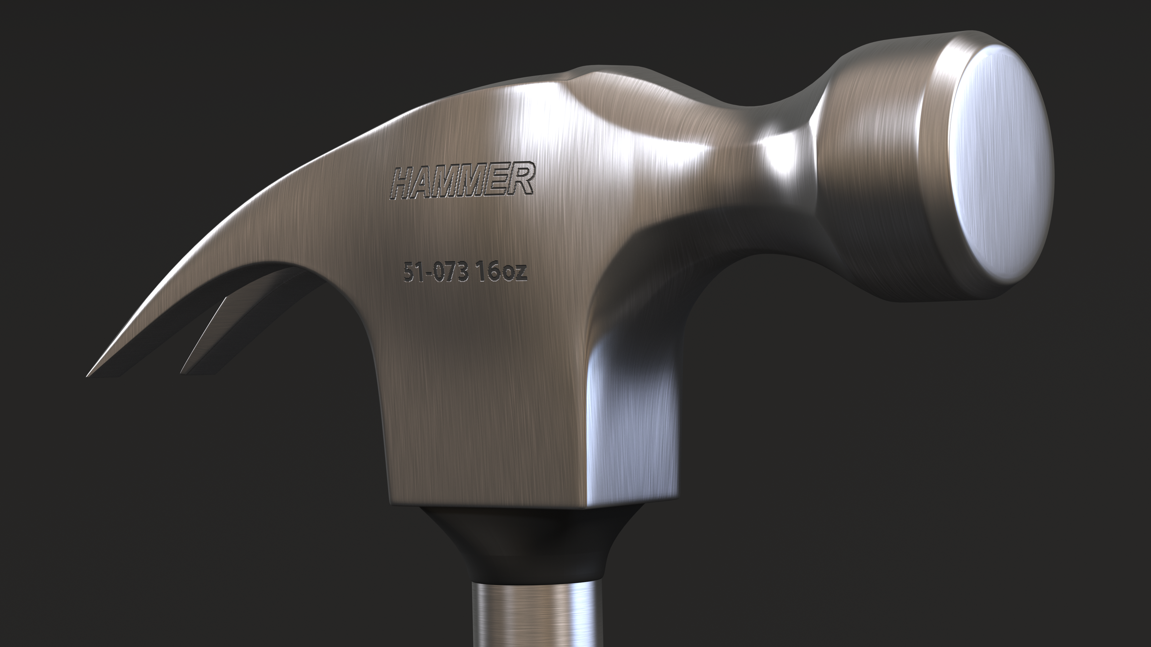 Steel Shaft Claw Hammer, view 8