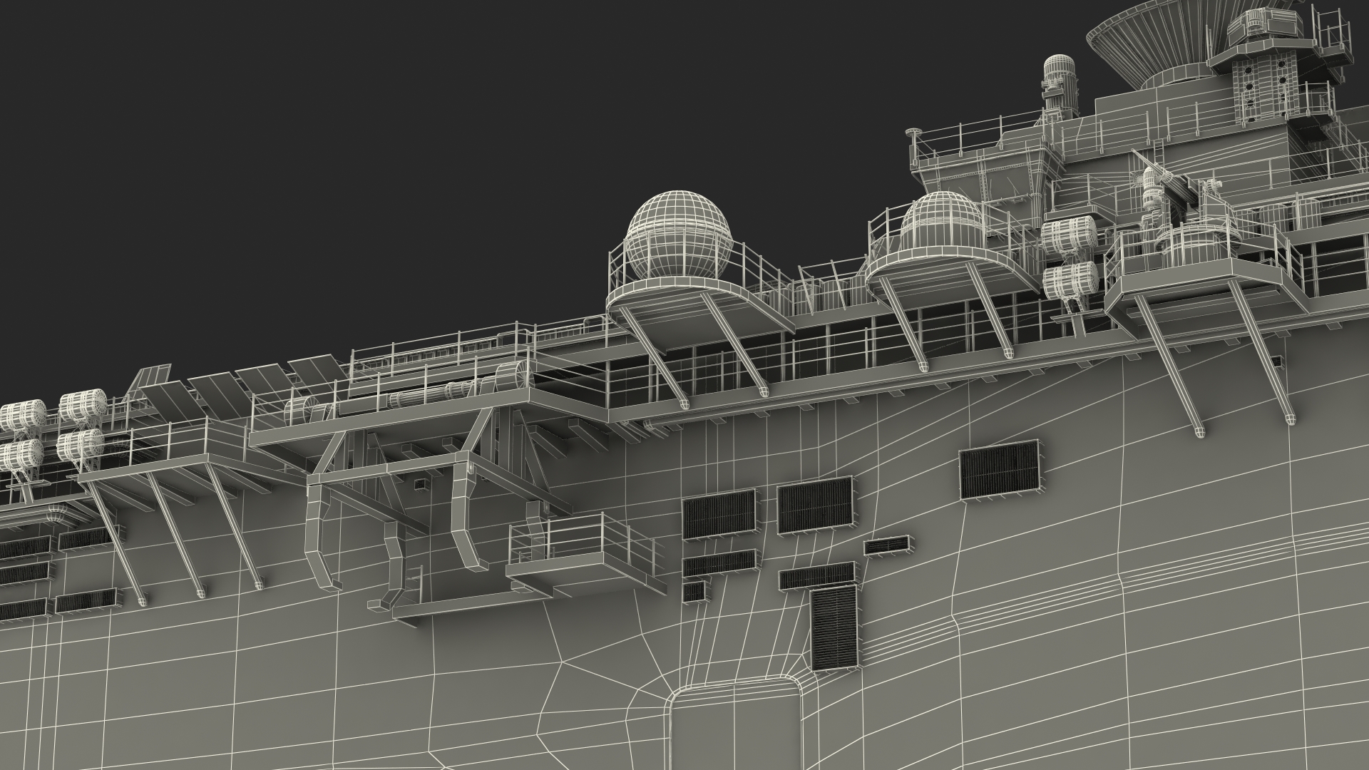 USS Tripoli LHA 7 with Aircrafts 3D