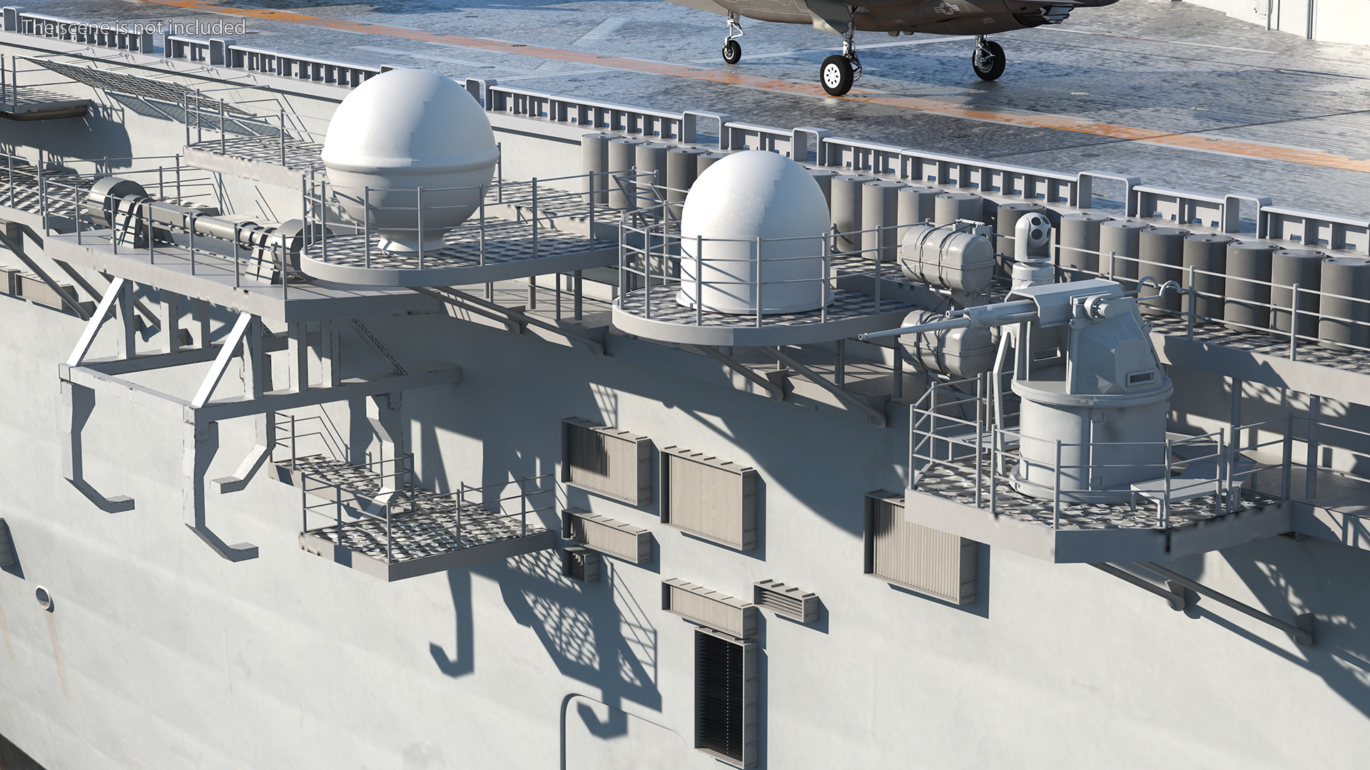 USS Tripoli LHA 7 with Aircrafts 3D