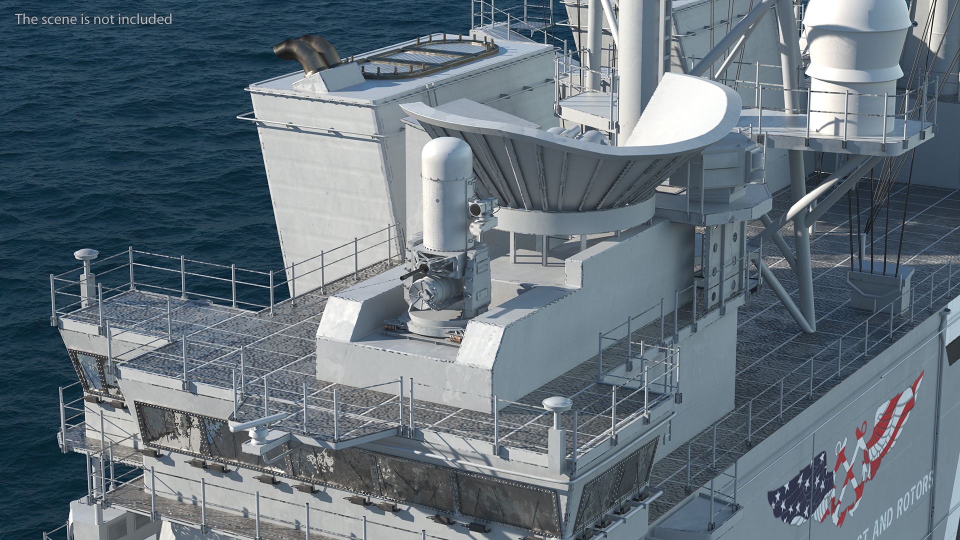 USS Tripoli LHA 7 with Aircrafts 3D