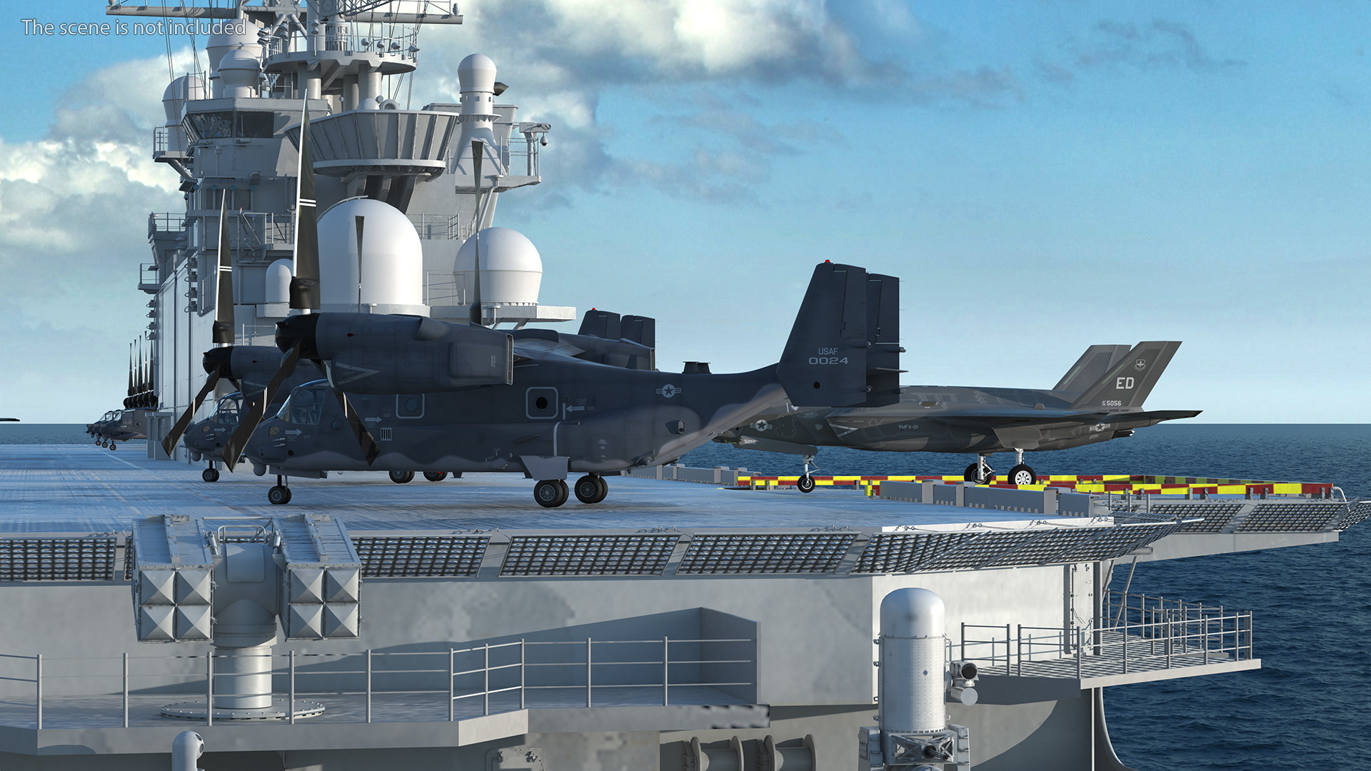 USS Tripoli LHA 7 with Aircrafts 3D