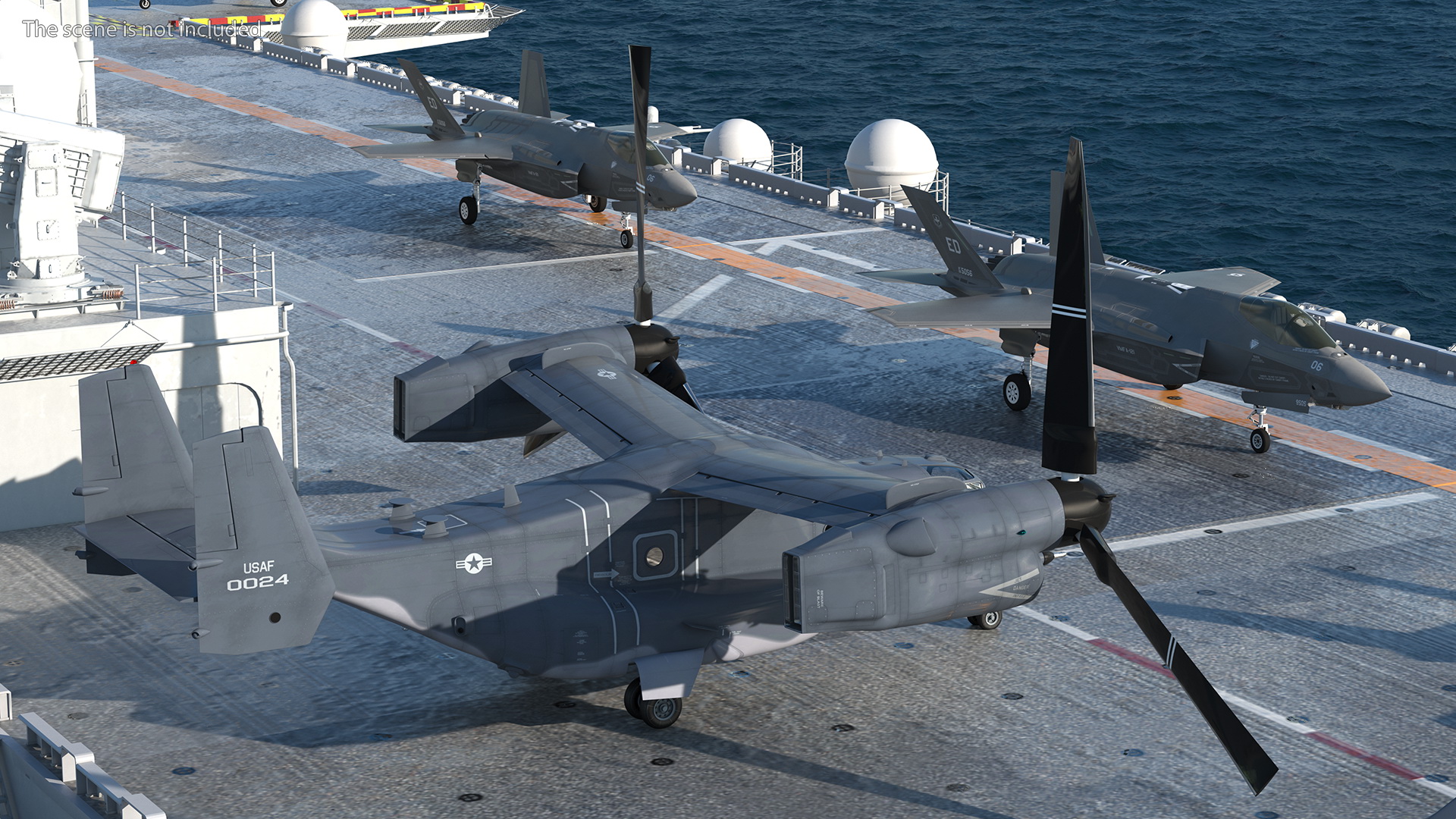 USS Tripoli LHA 7 with Aircrafts 3D