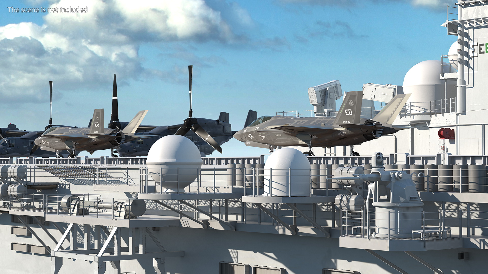 USS Tripoli LHA 7 with Aircrafts 3D