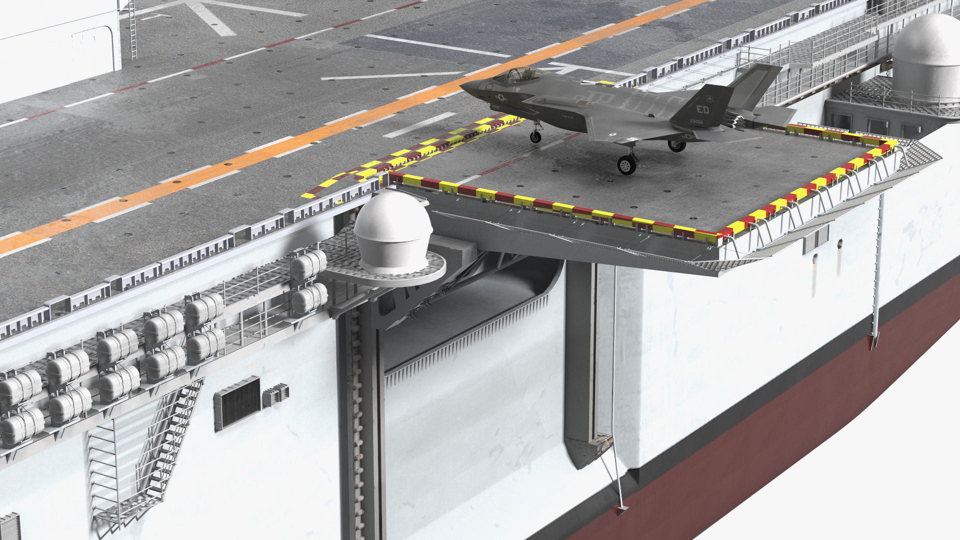 USS Tripoli LHA 7 with Aircrafts 3D