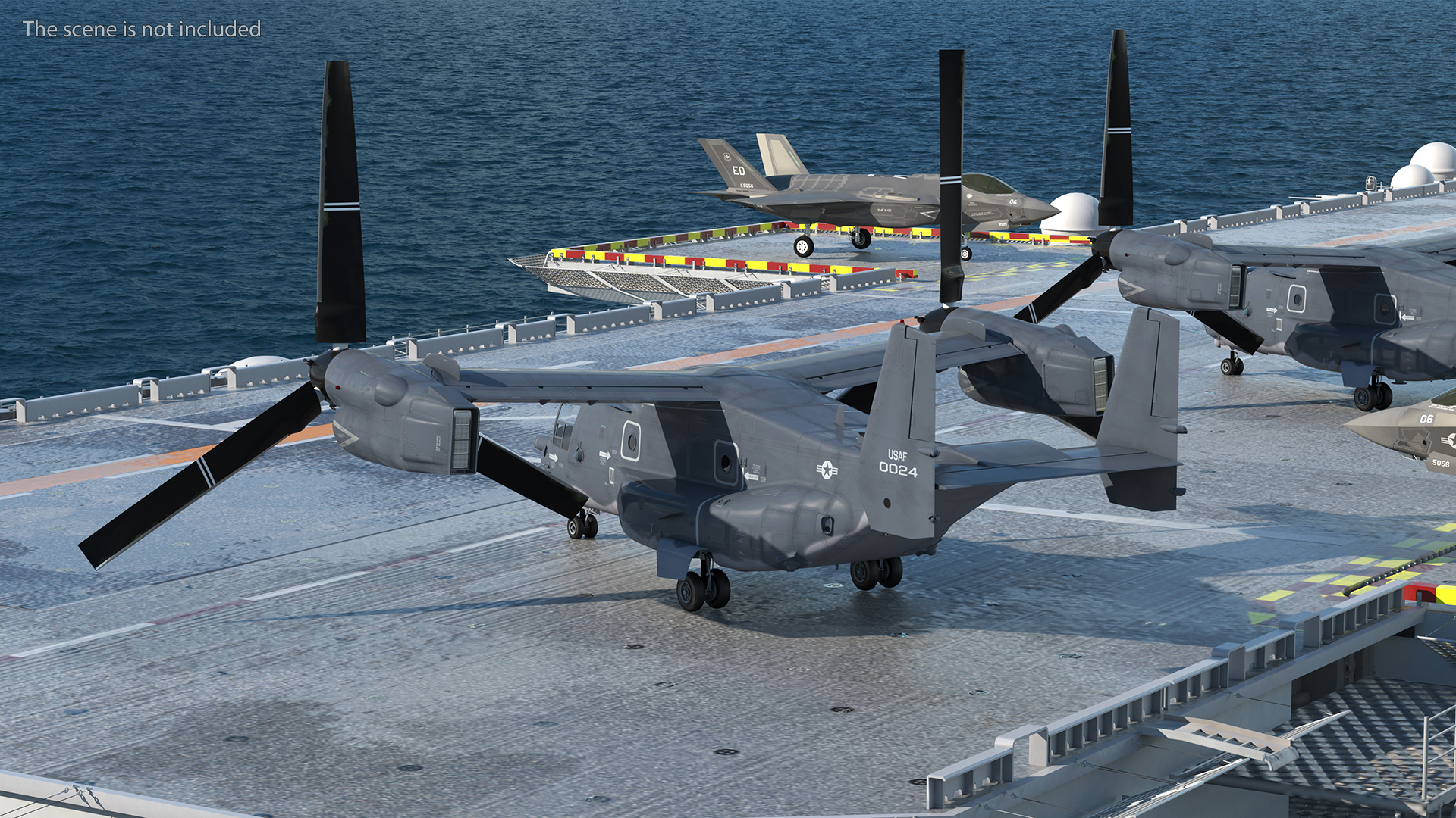USS Tripoli LHA 7 with Aircrafts 3D