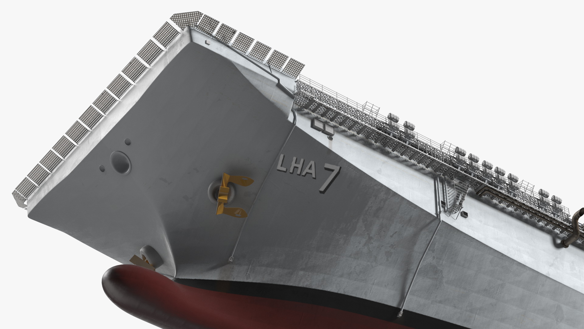 USS Tripoli LHA 7 with Aircrafts 3D