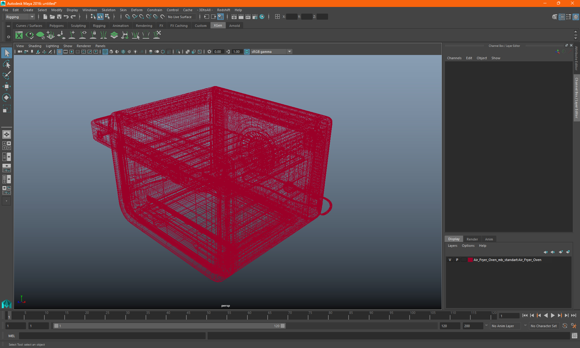 3D model Ninja Air Fryer Oven