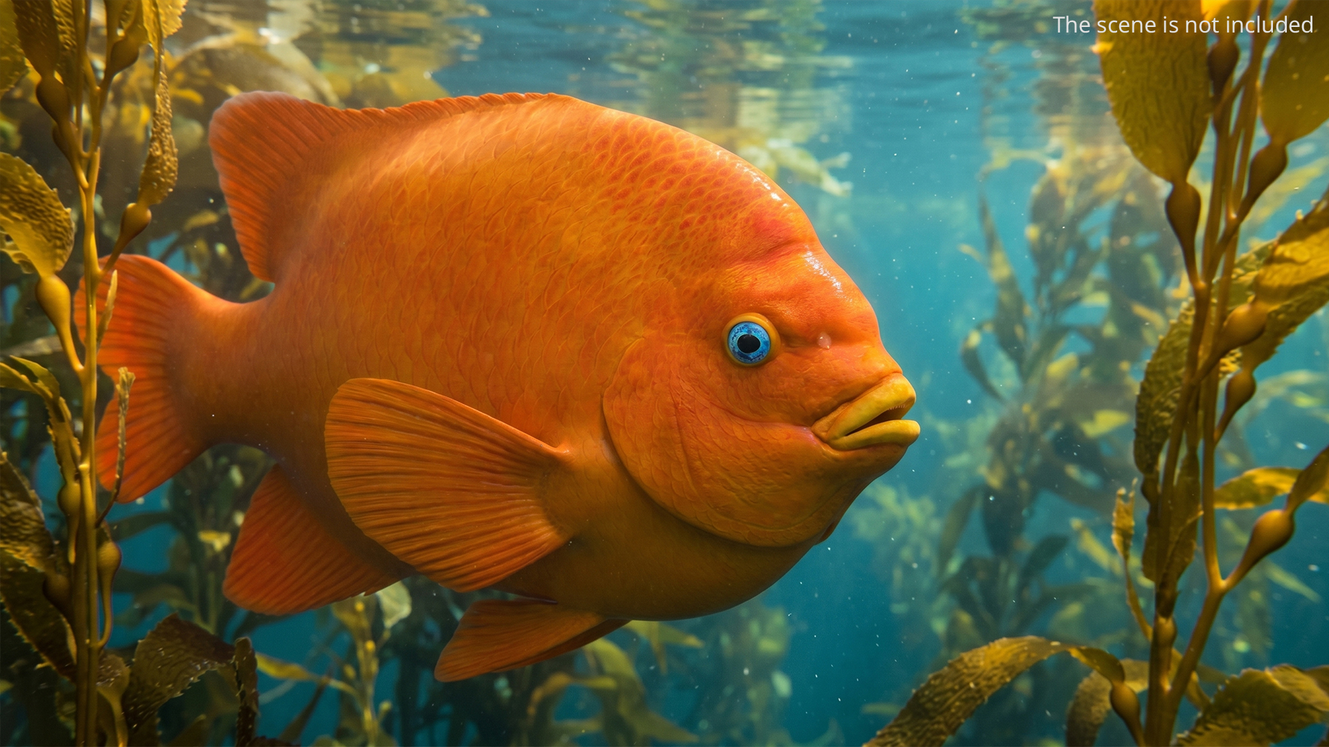 Garibaldi Damselfish Orange, view 2