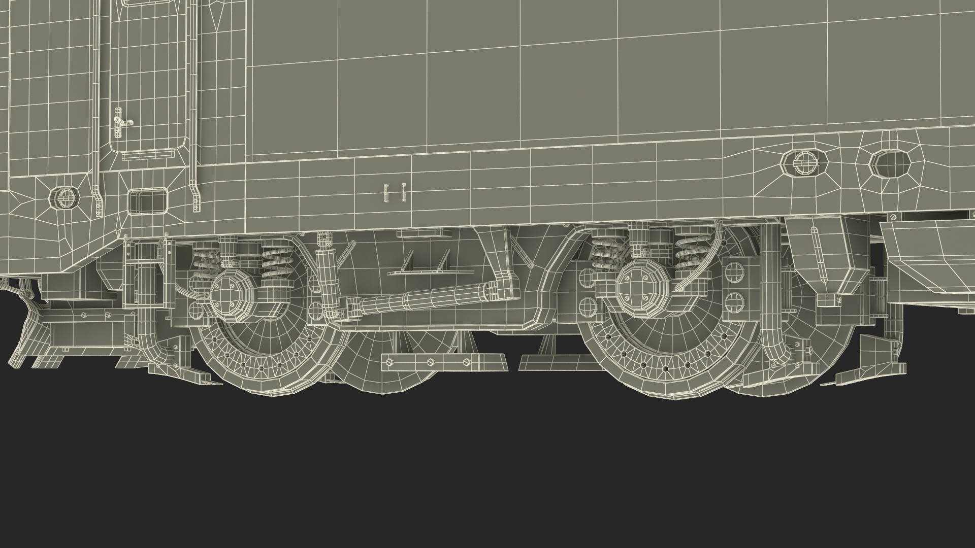 3D Siemens Vectron Locomotive White Rigged for Cinema 4D model