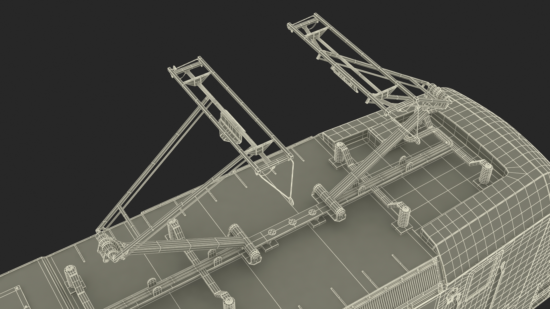3D Siemens Vectron Locomotive White Rigged for Cinema 4D model