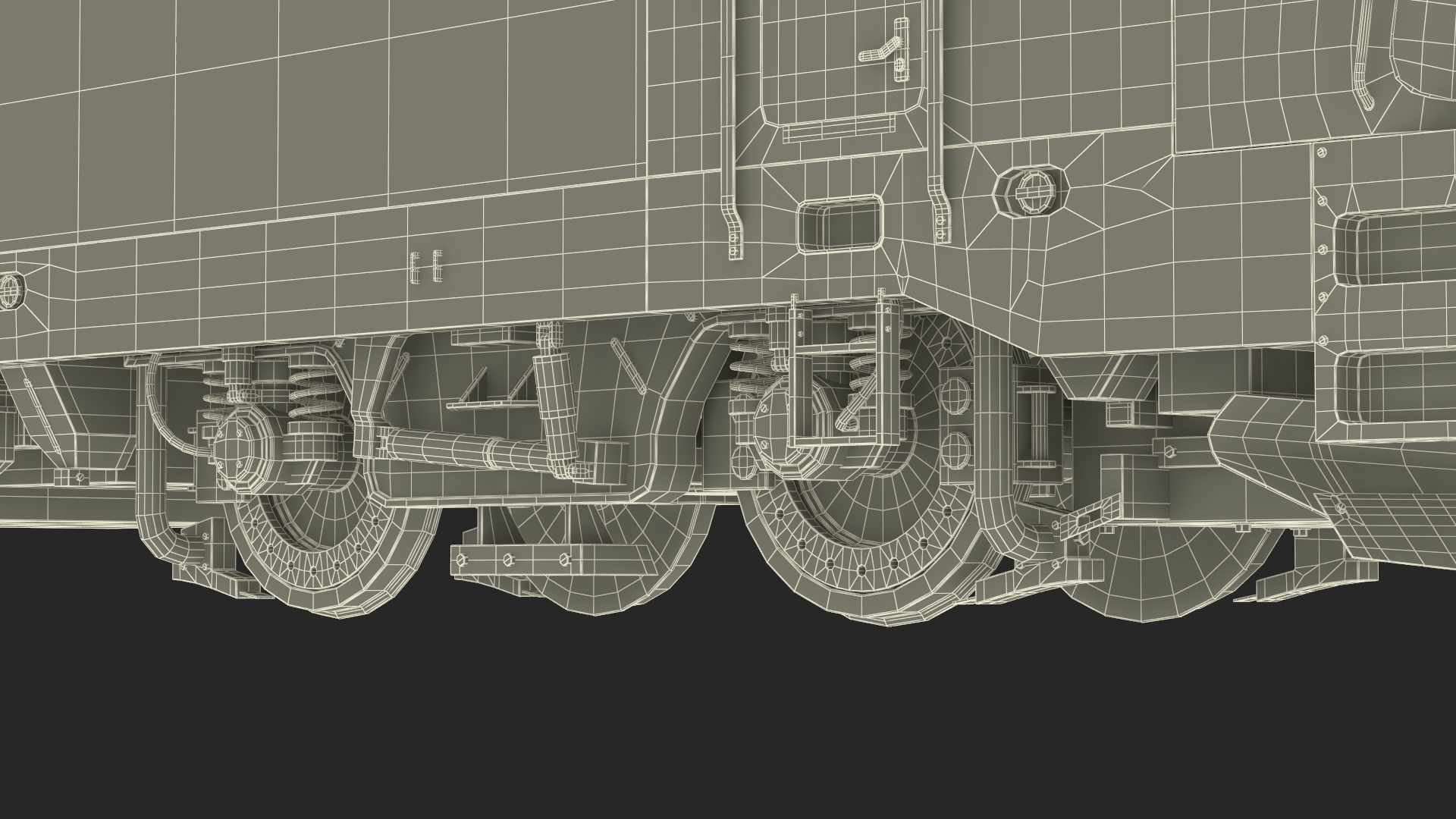 3D Siemens Vectron Locomotive White Rigged for Cinema 4D model