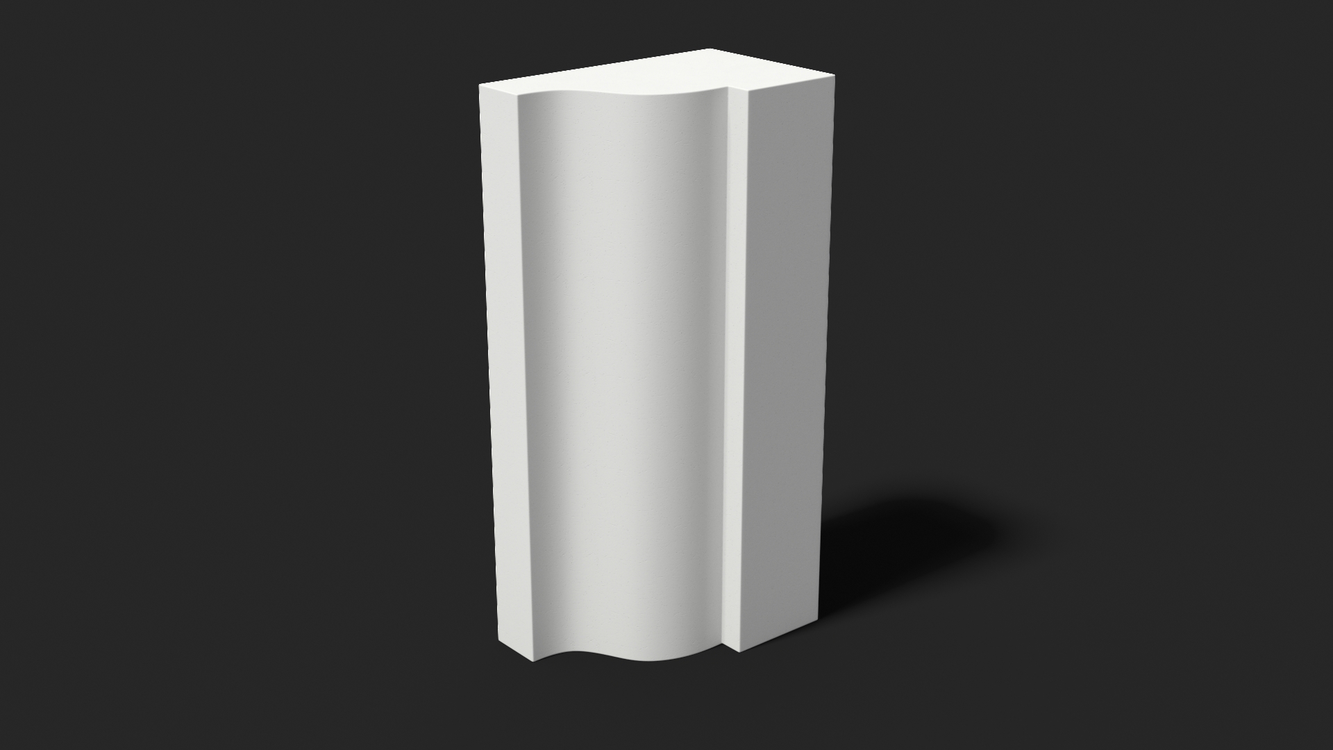 3D model Architectural Molding Gypsum Type 3