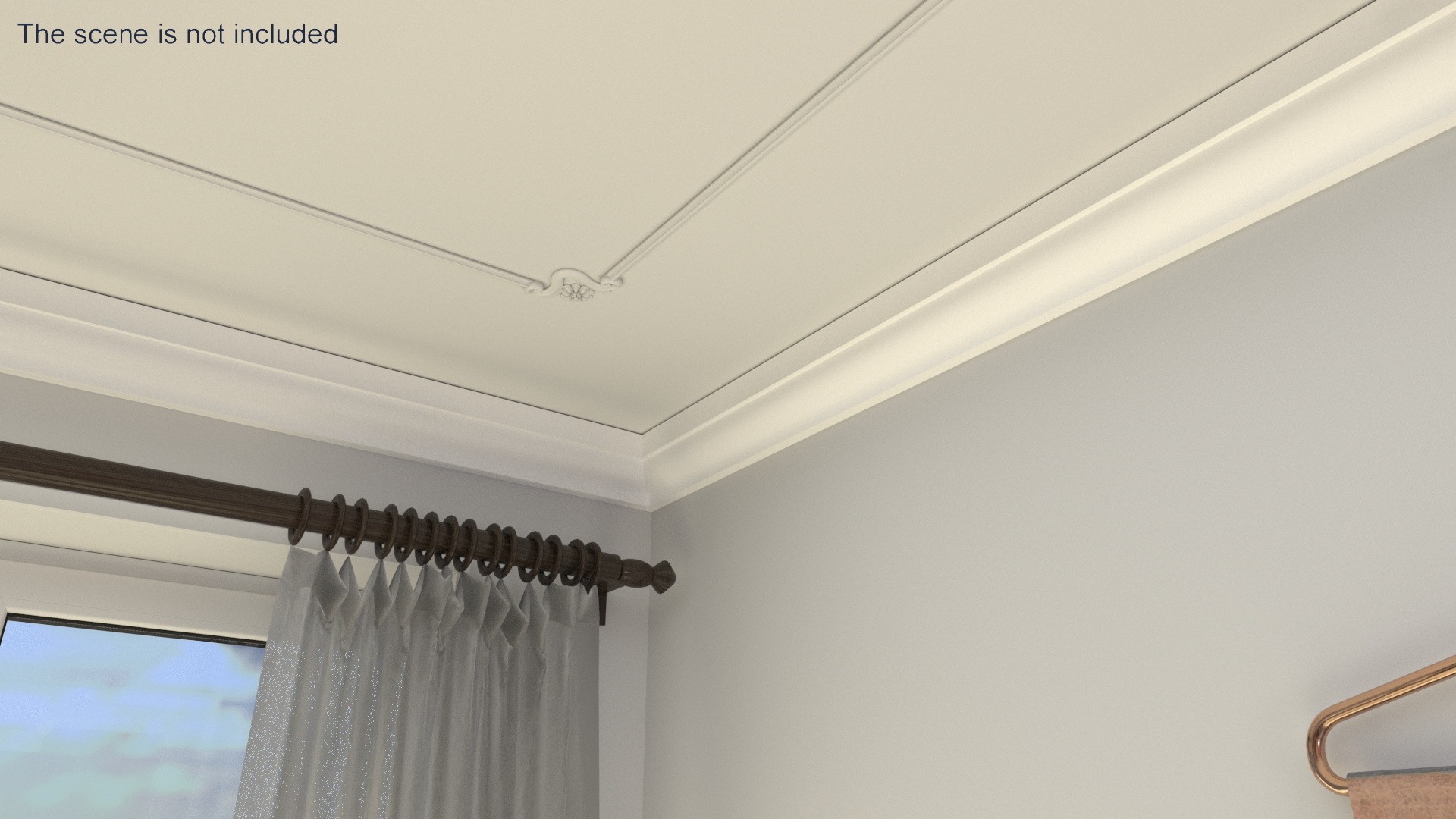 3D model Architectural Molding Gypsum Type 3