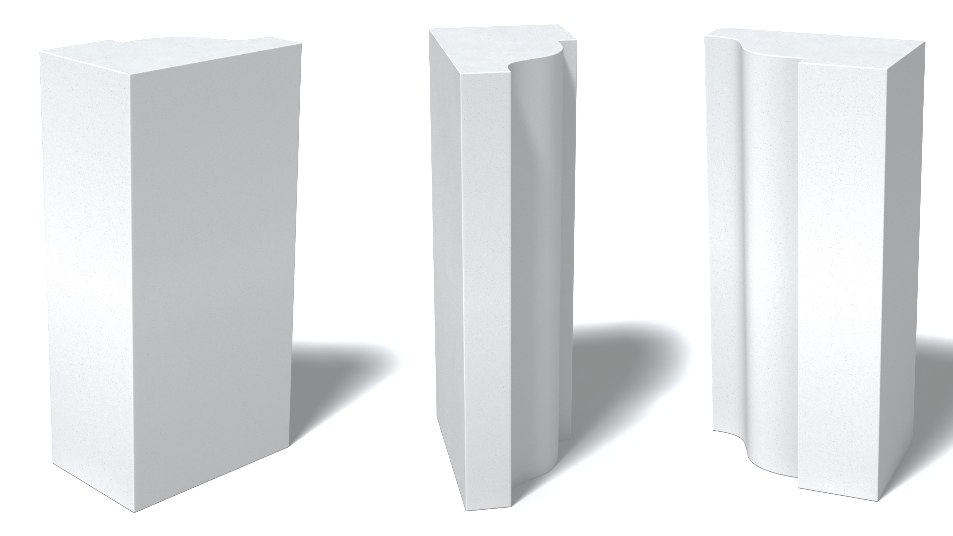 3D model Architectural Molding Gypsum Type 3