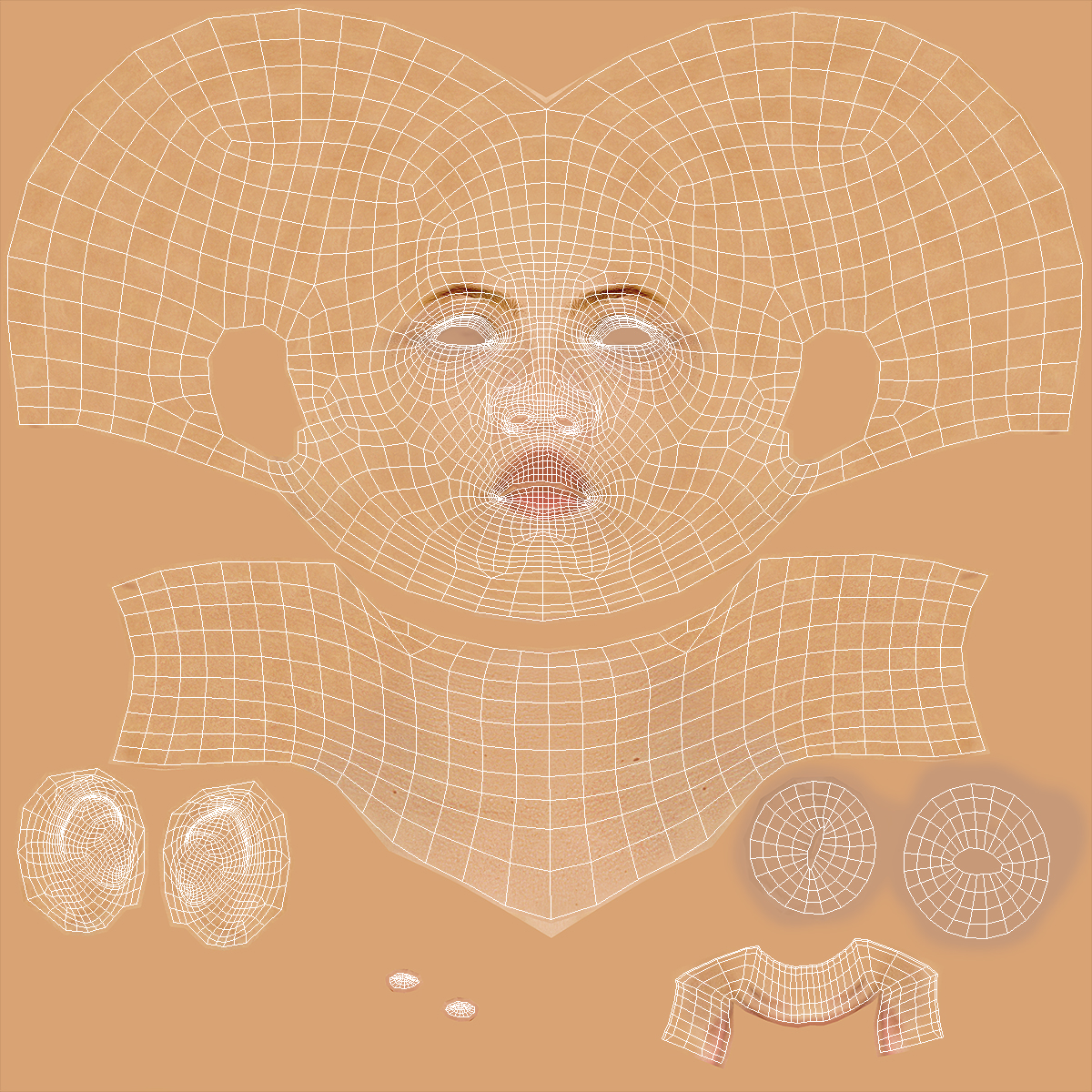 Professional Businesswoman Fur Rigged 3D