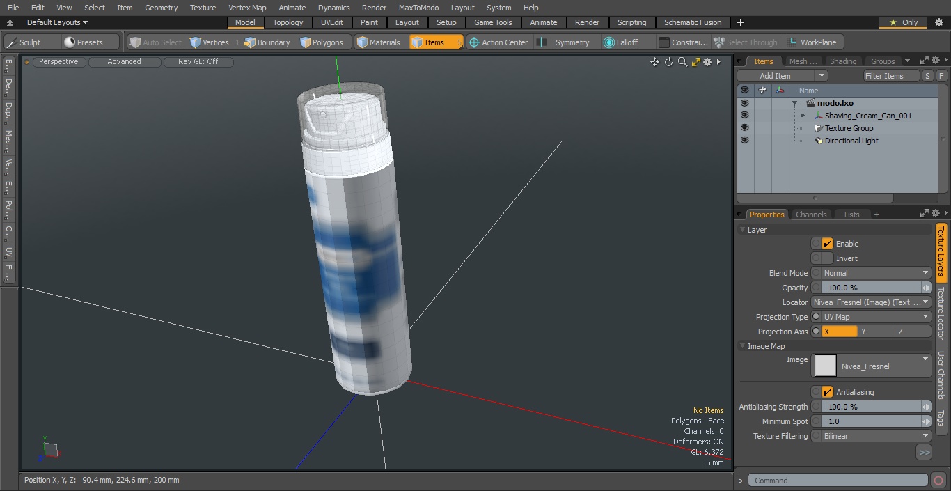 Shaving Cream Can 3D