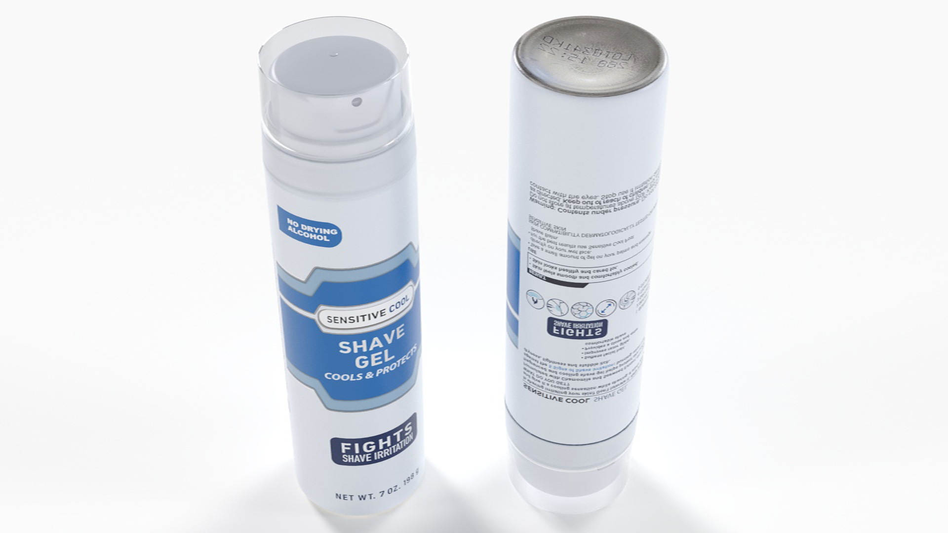 Shaving Cream Can 3D