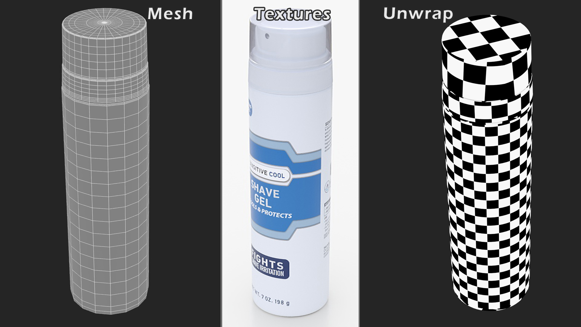 Shaving Cream Can 3D