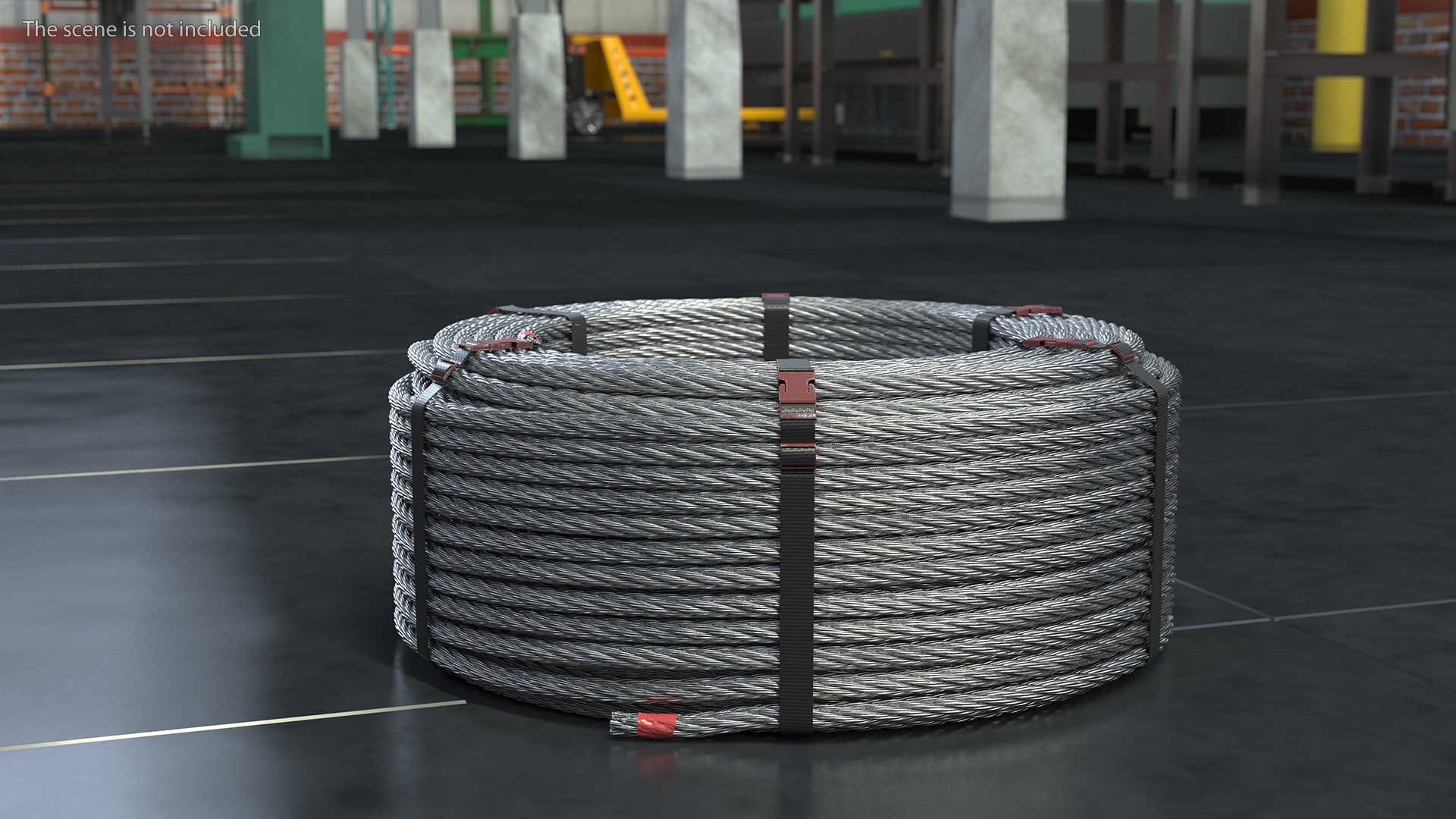 3D Srawl Warp Steel Rope Coil
