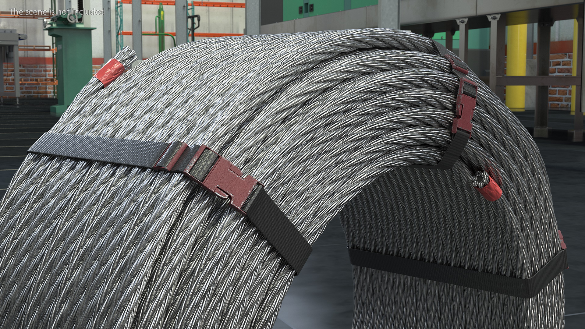 3D Srawl Warp Steel Rope Coil