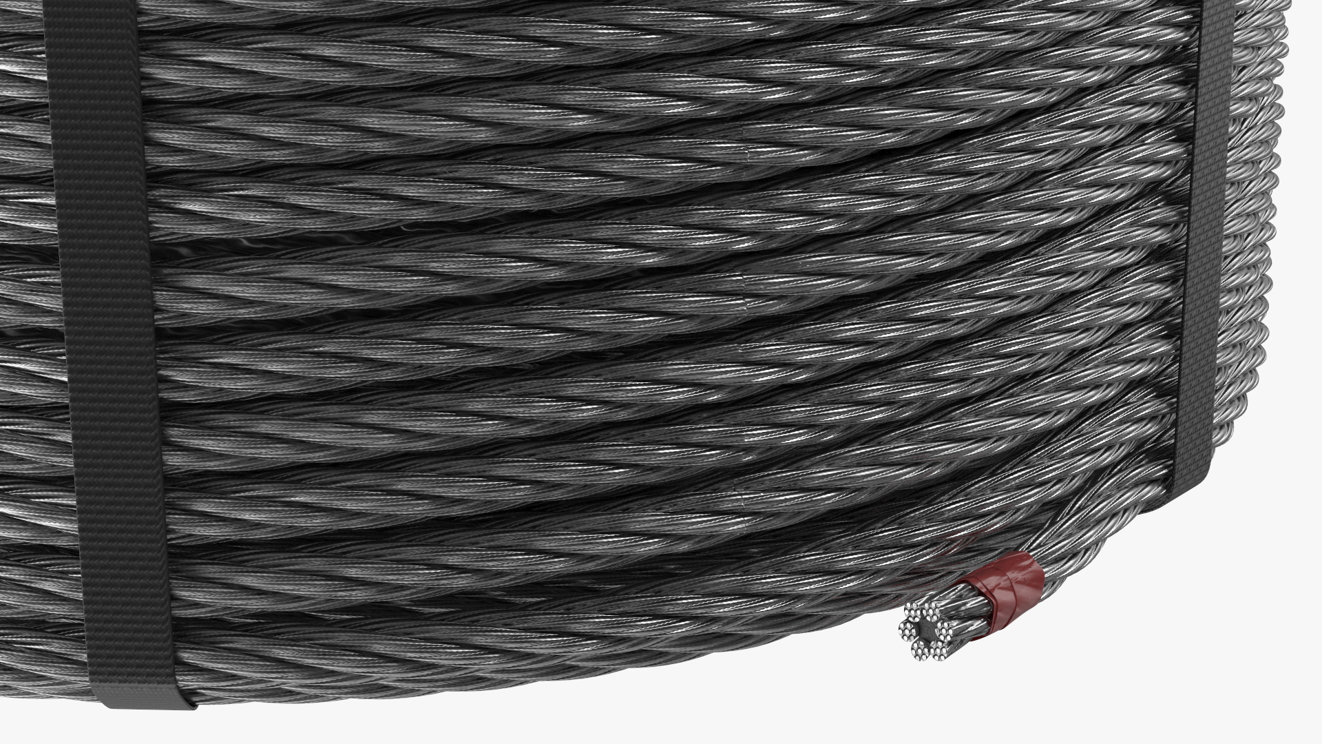 3D Srawl Warp Steel Rope Coil
