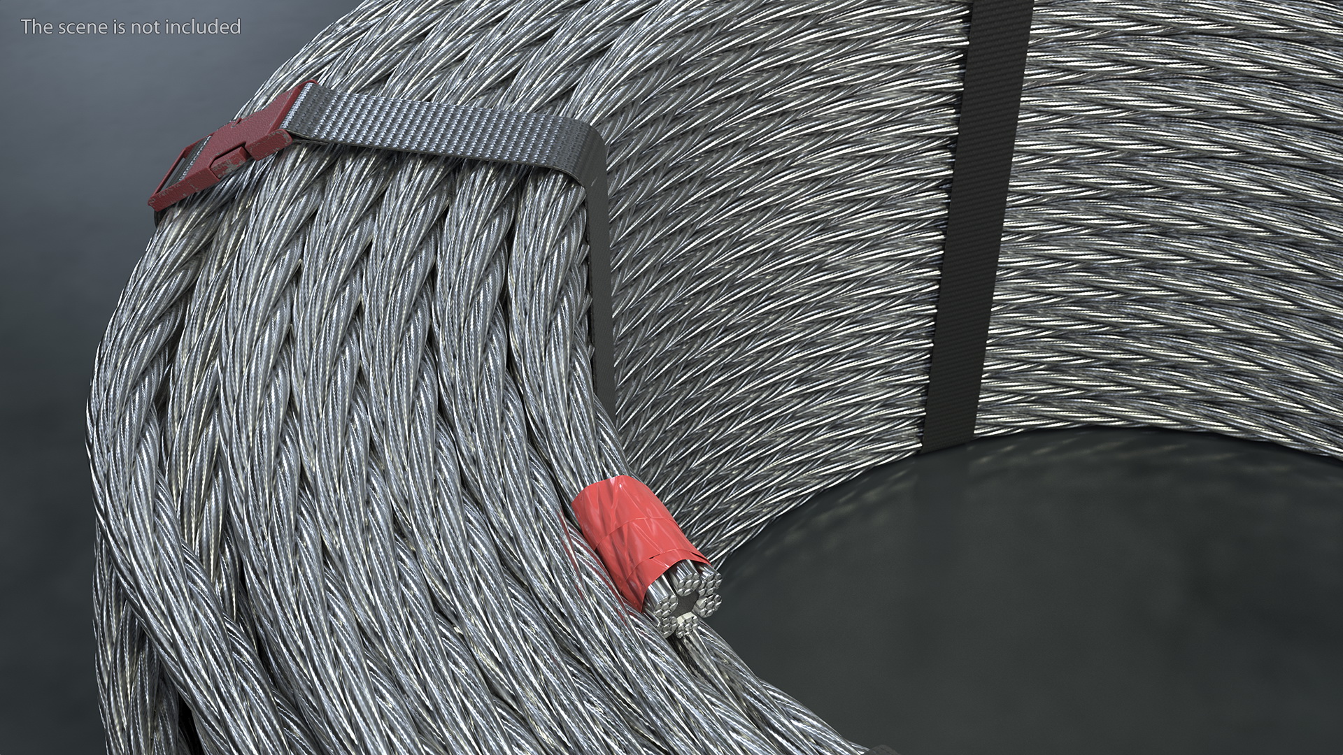 3D Srawl Warp Steel Rope Coil