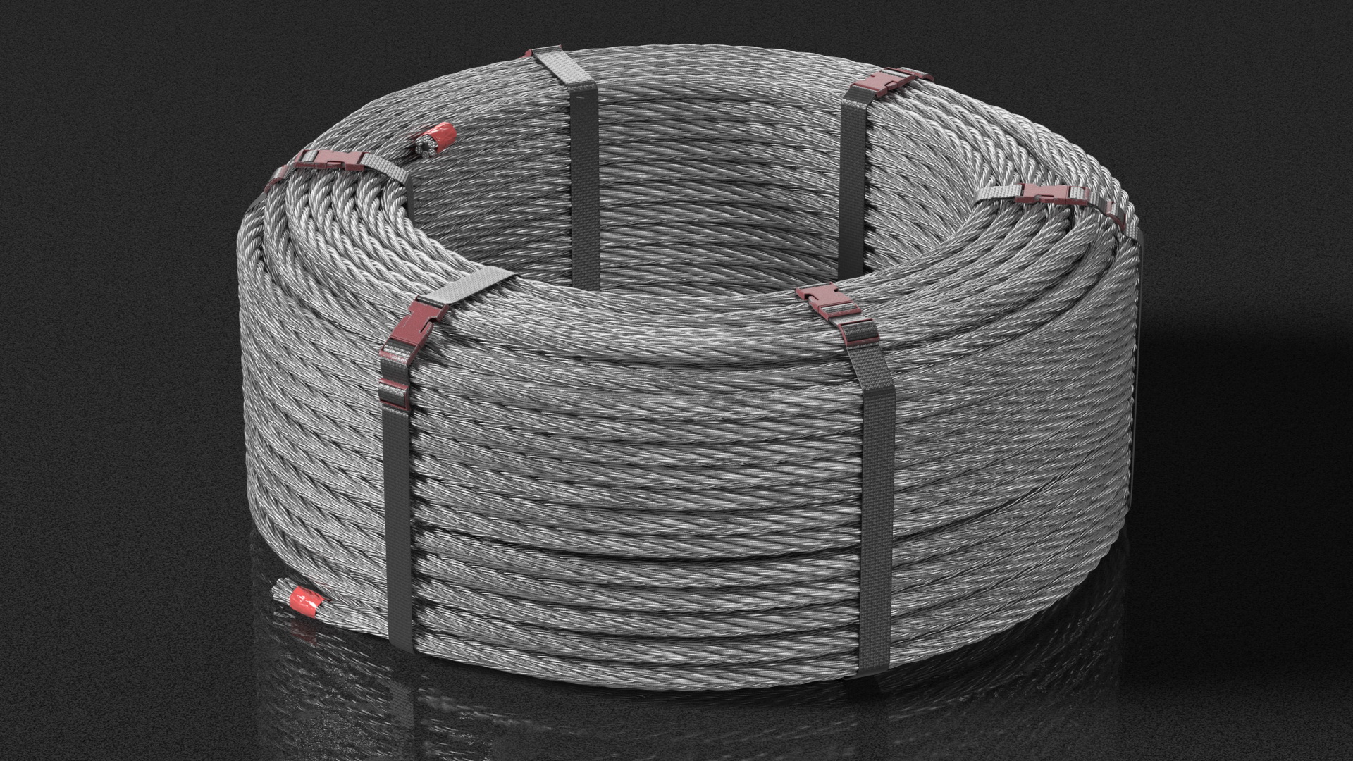 3D Srawl Warp Steel Rope Coil