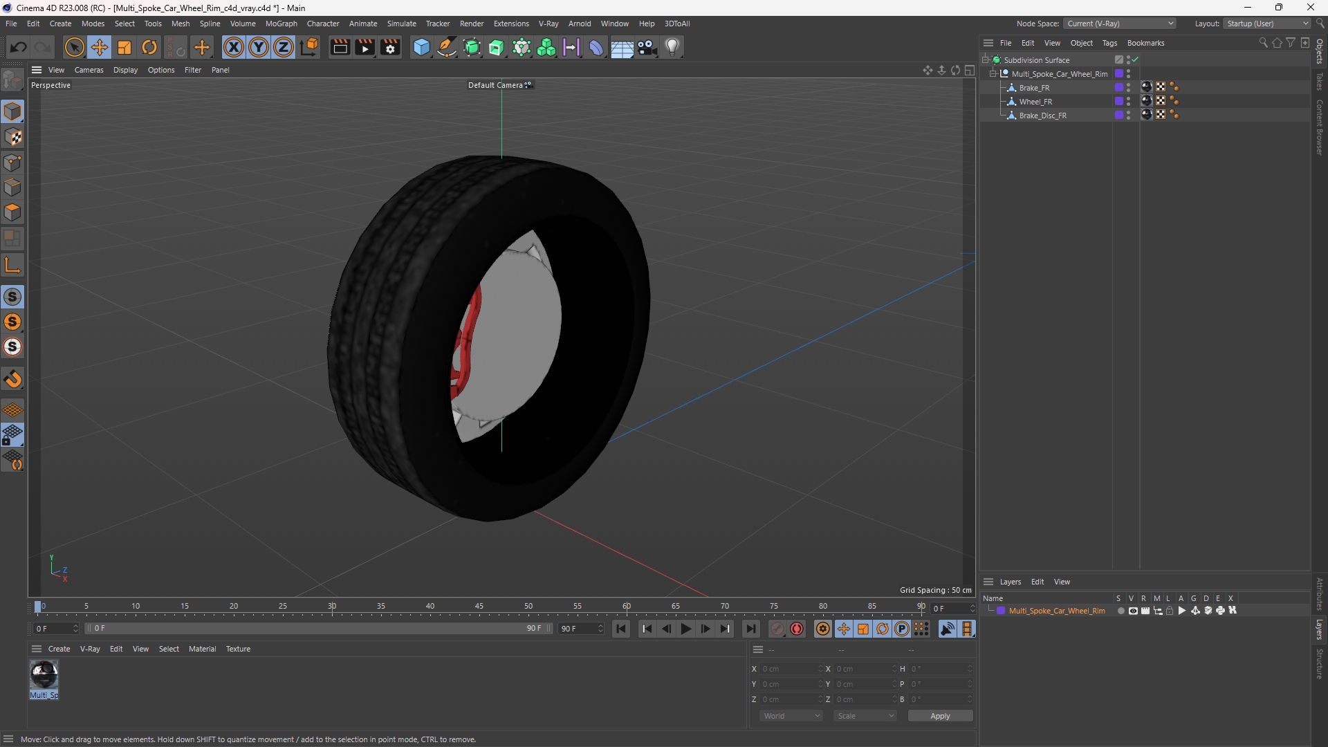 Multi Spoke Car Wheel Rim - view 12