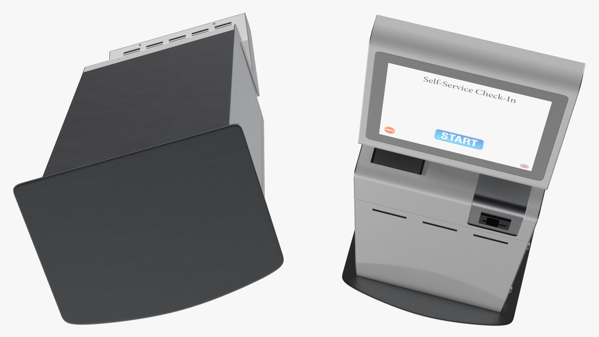3D Airport Self-Service Kiosk