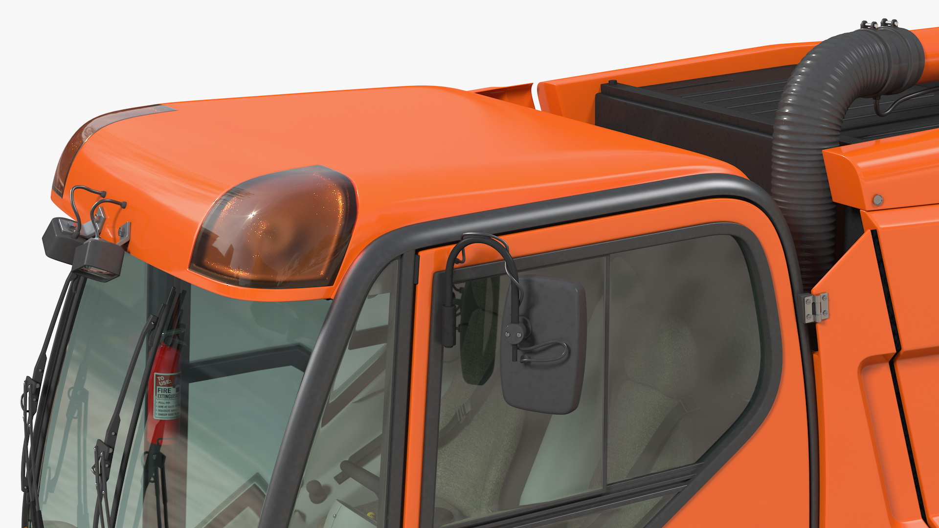 3D model Road Sweeper Vehicle Generic Rigged