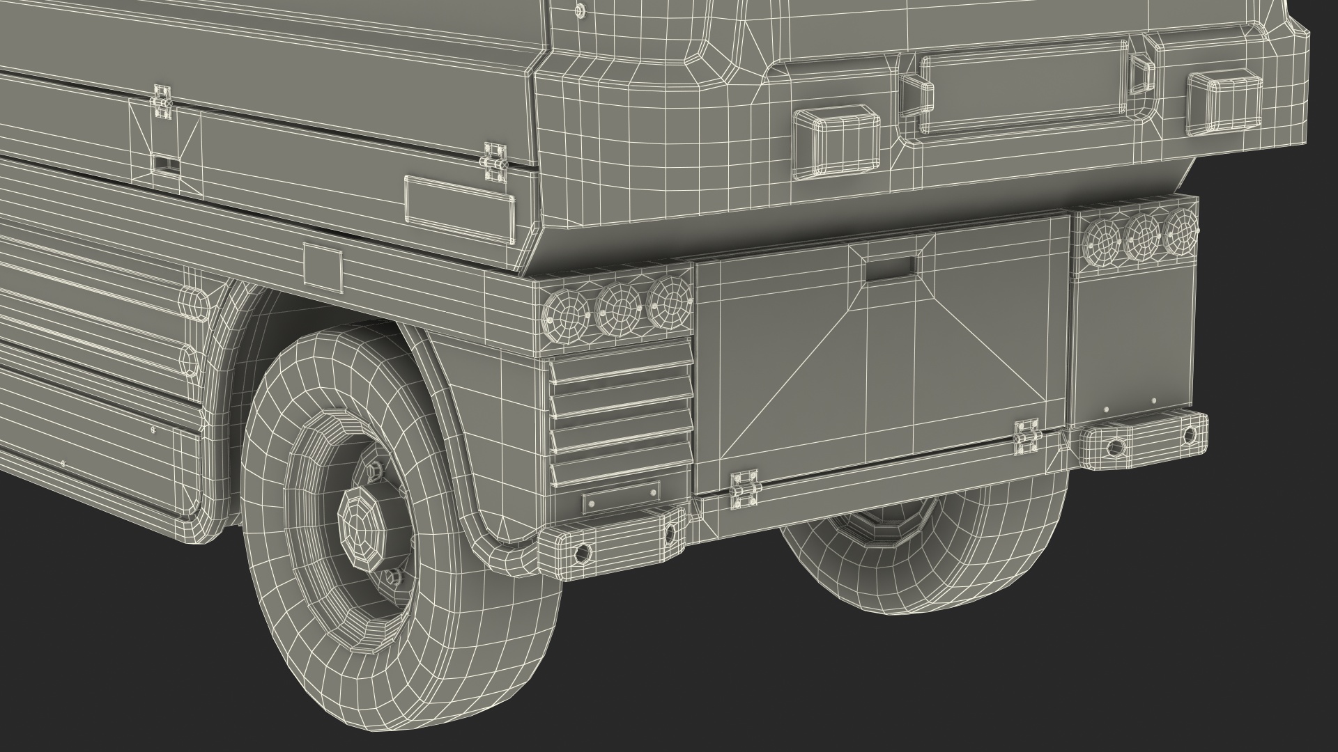 3D model Road Sweeper Vehicle Generic Rigged