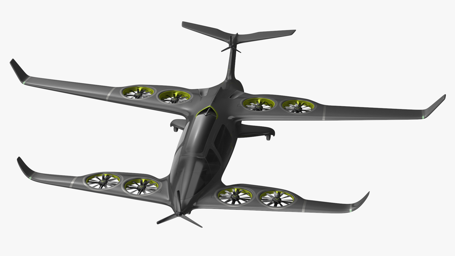 3D Atea eVTOL Black
