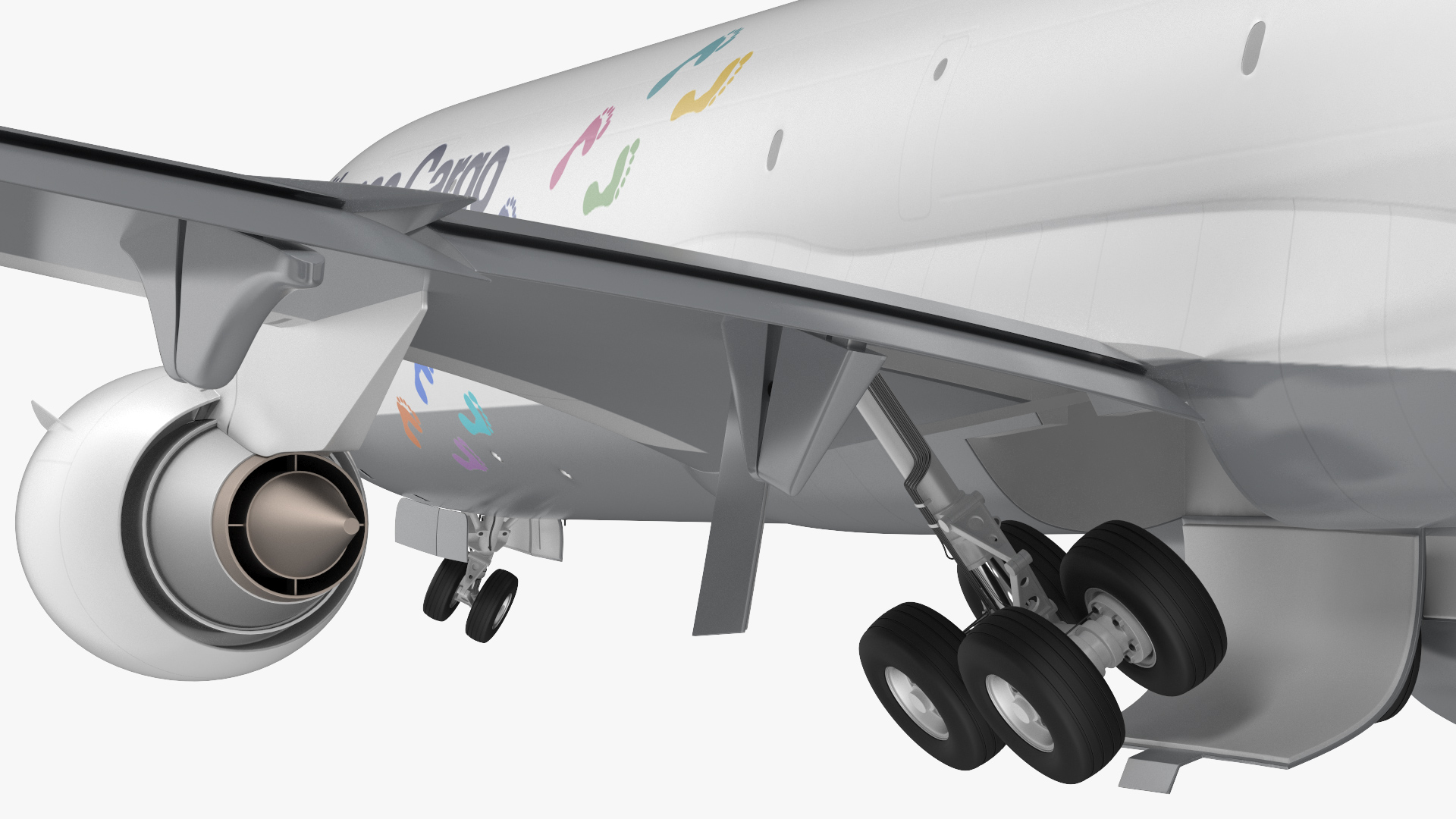 McDonnell Douglas MD11 Tri Jet Airliner Lufthansa Cargo Rigged 3D