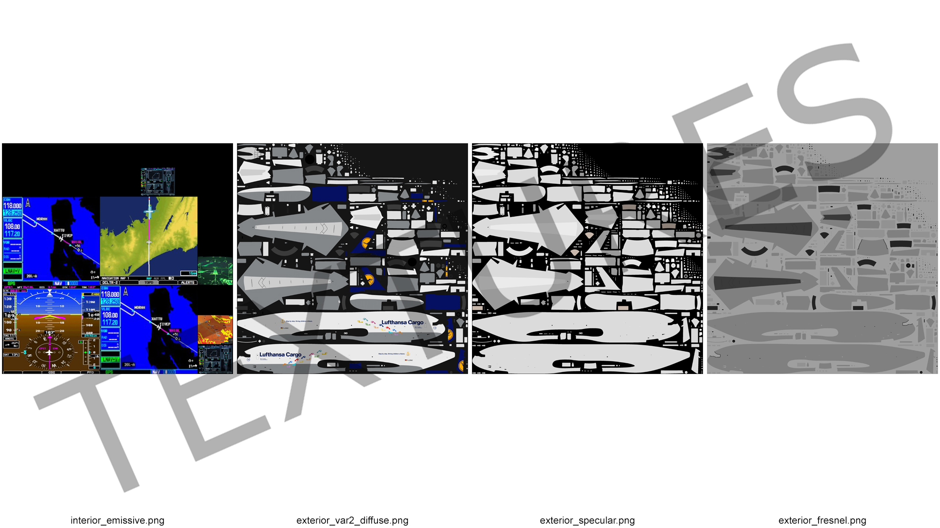 McDonnell Douglas MD11 Tri Jet Airliner Lufthansa Cargo Rigged 3D