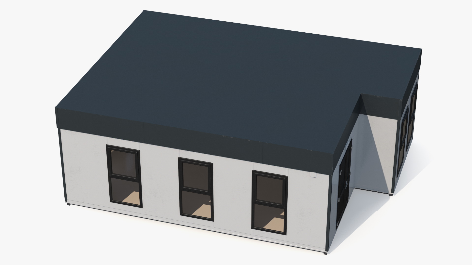 Modern Commercial Modular Building 3D model