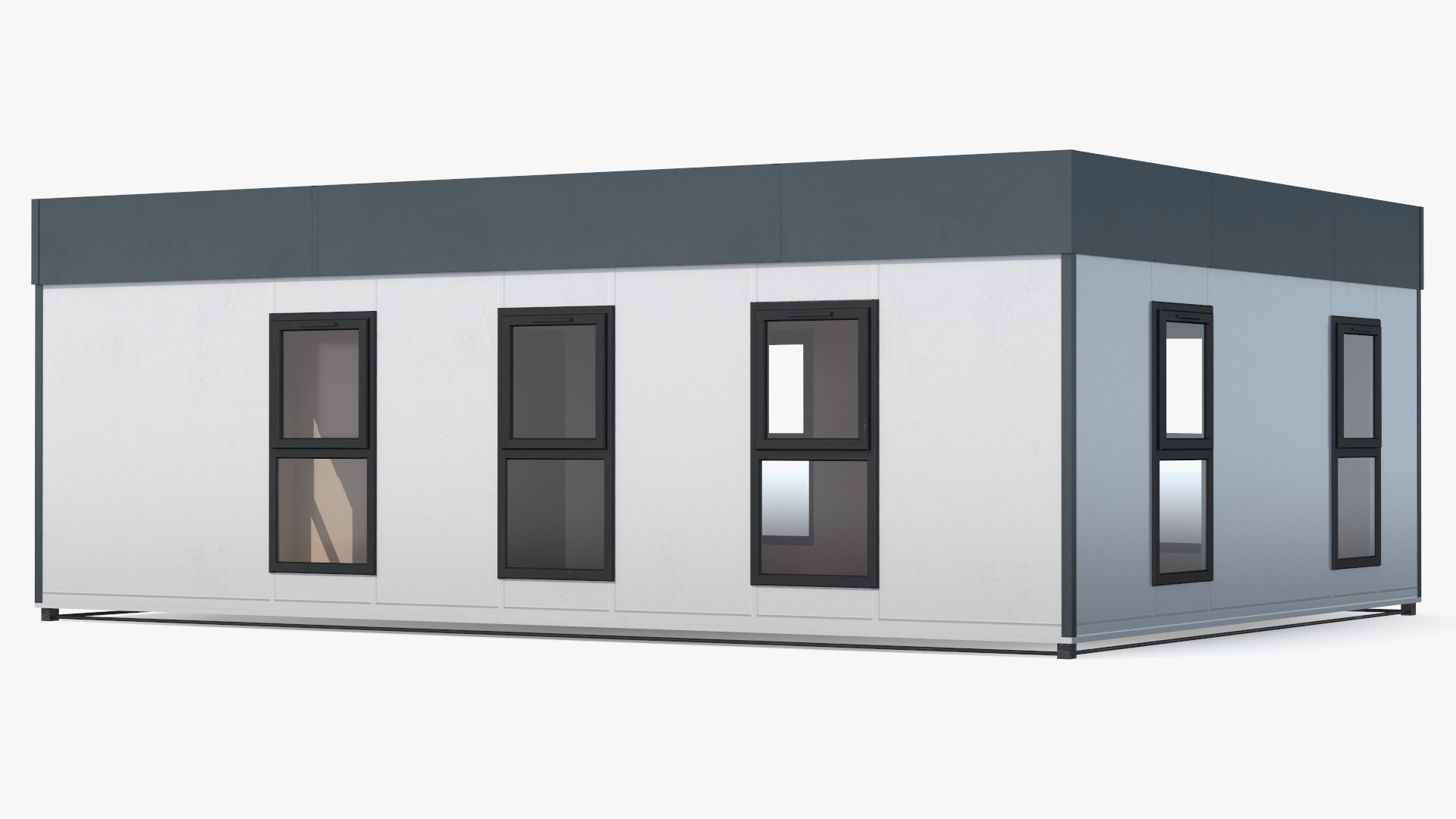 Modern Commercial Modular Building 3D model