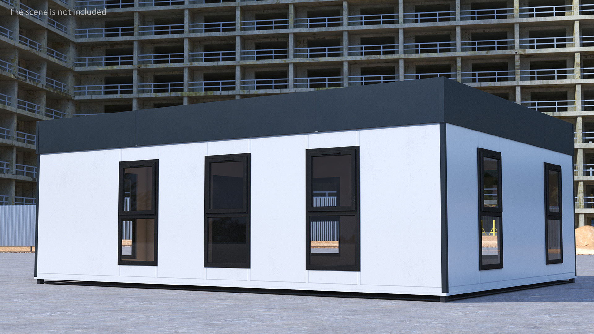 Modern Commercial Modular Building 3D model