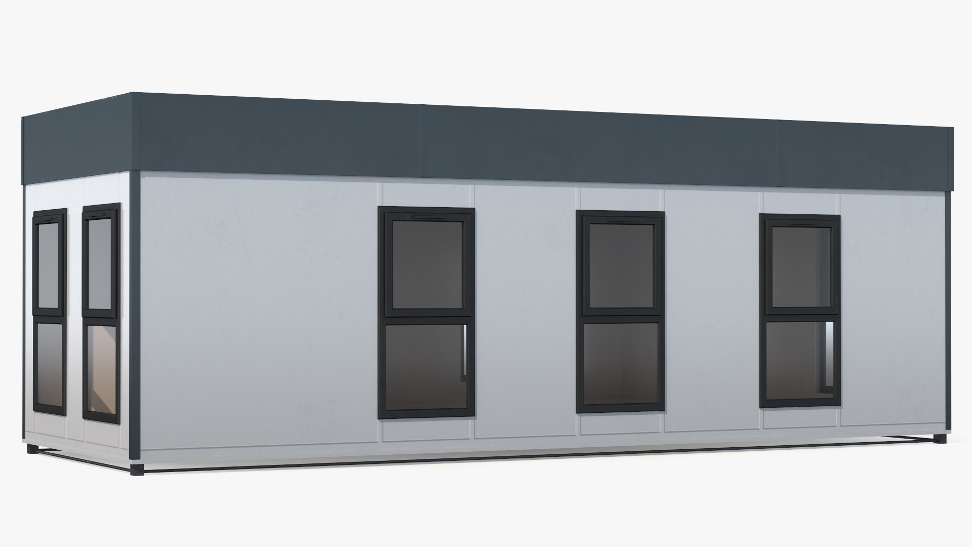 Modern Commercial Modular Building 3D model