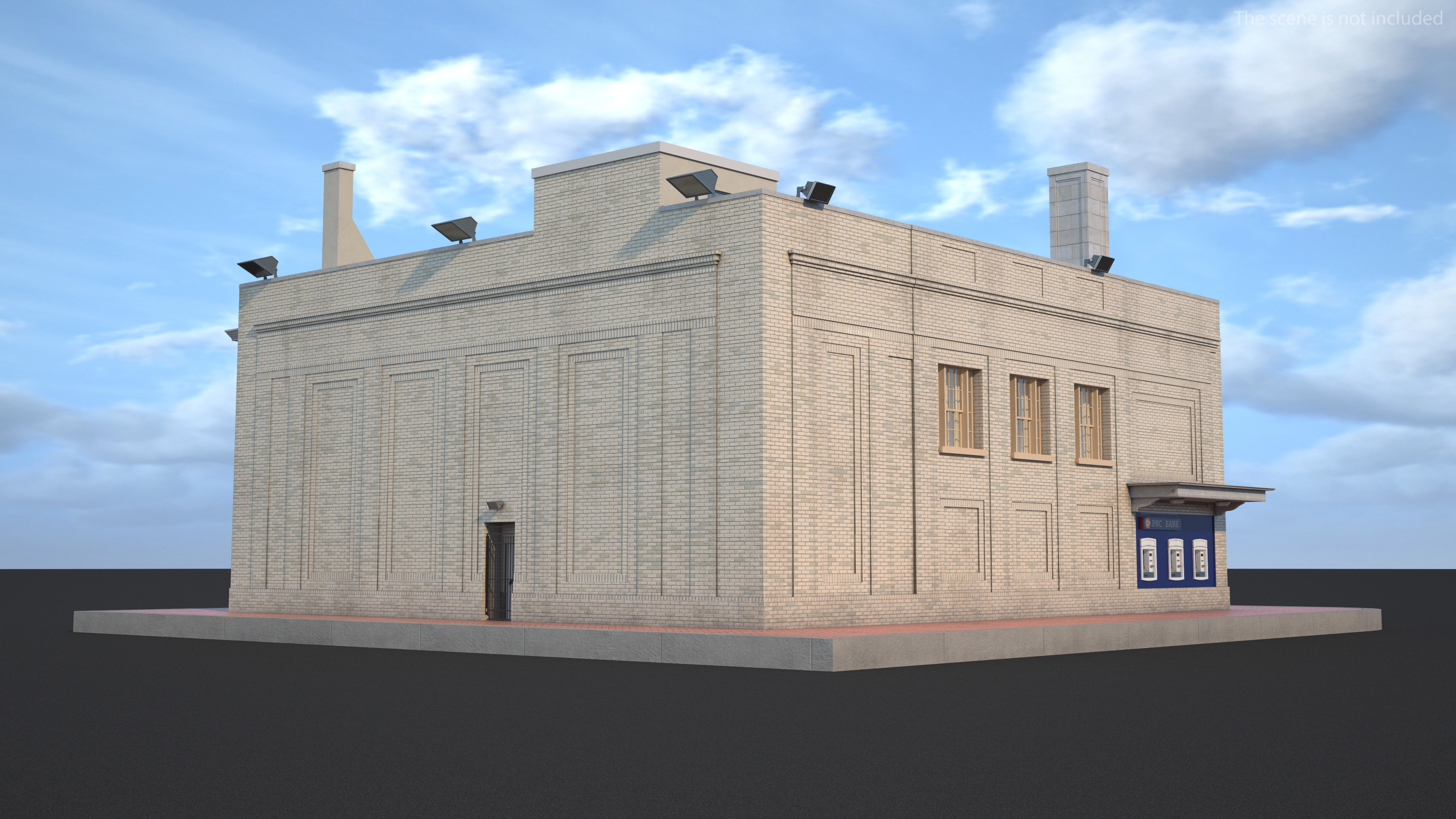 Farmers and Mechanics Bank Building in Georgetown 3D model